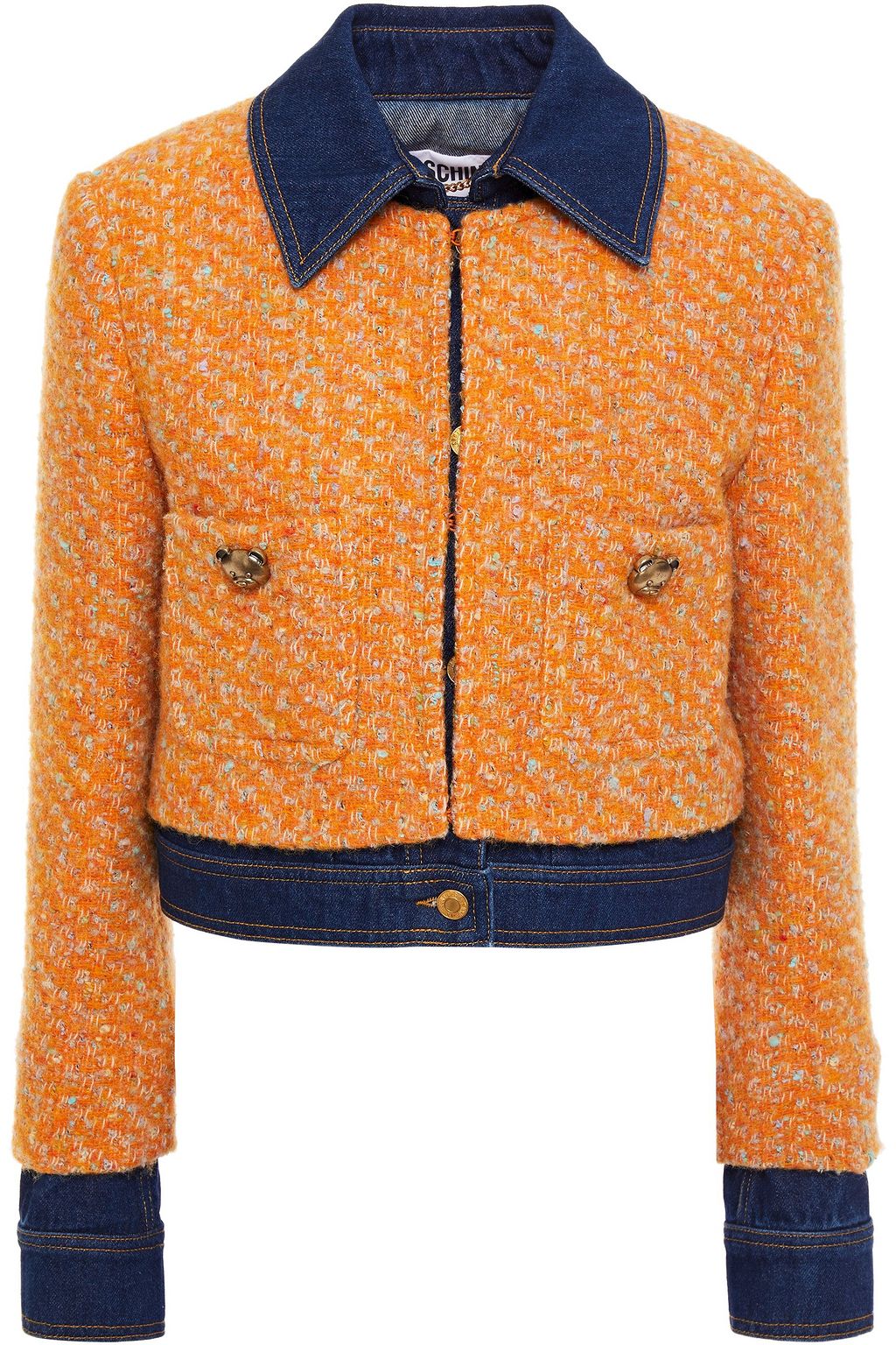 orange tweed jacket