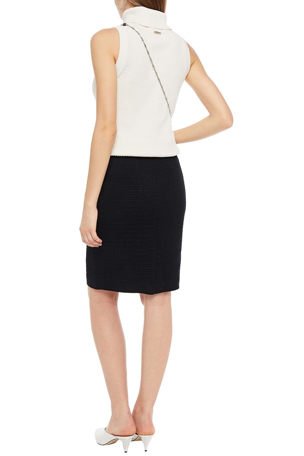 BOUTIQUE MOSCHINO Tweed pencil skirt