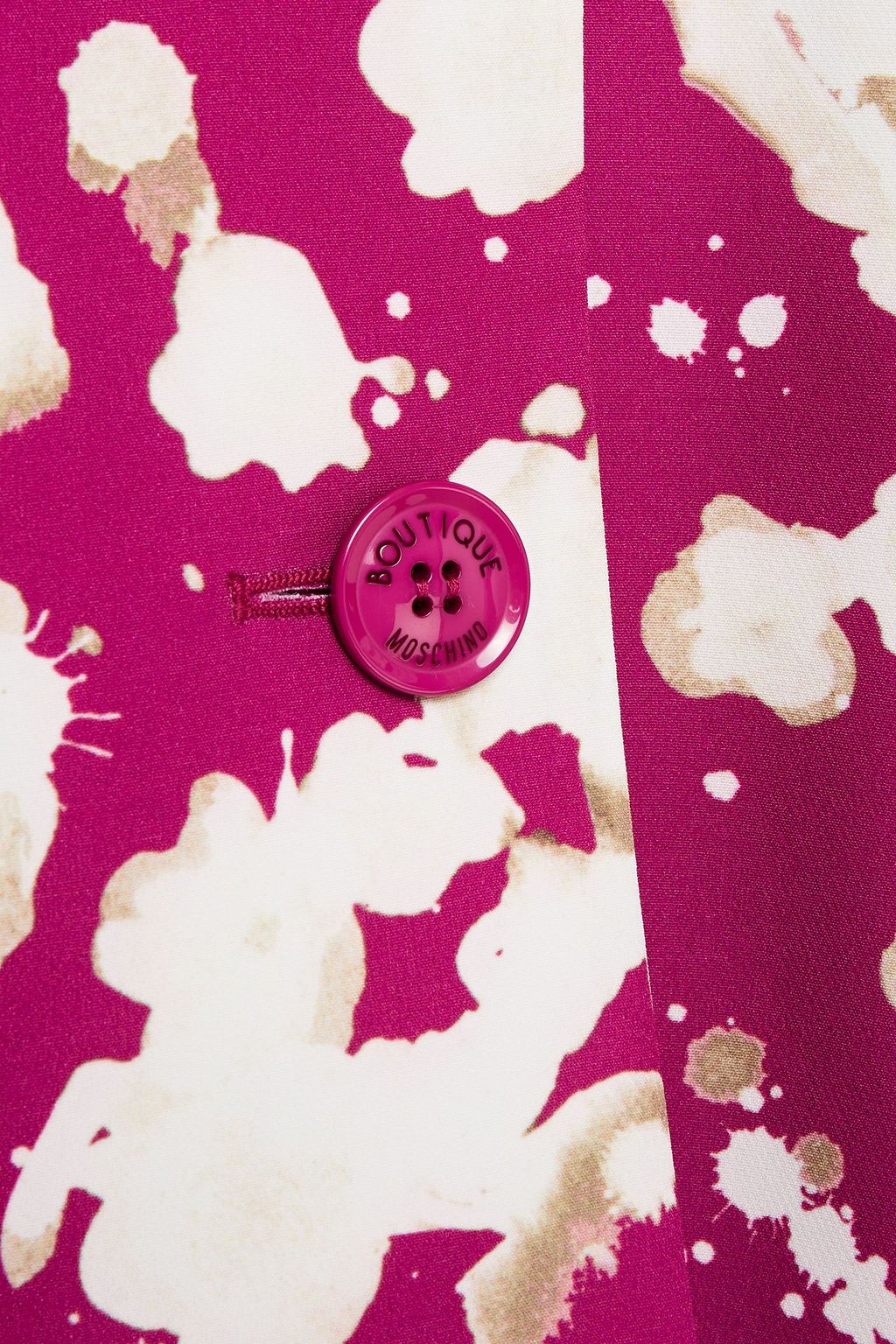 BOUTIQUE MOSCHINO Floral-print stretch-crepe jacket
