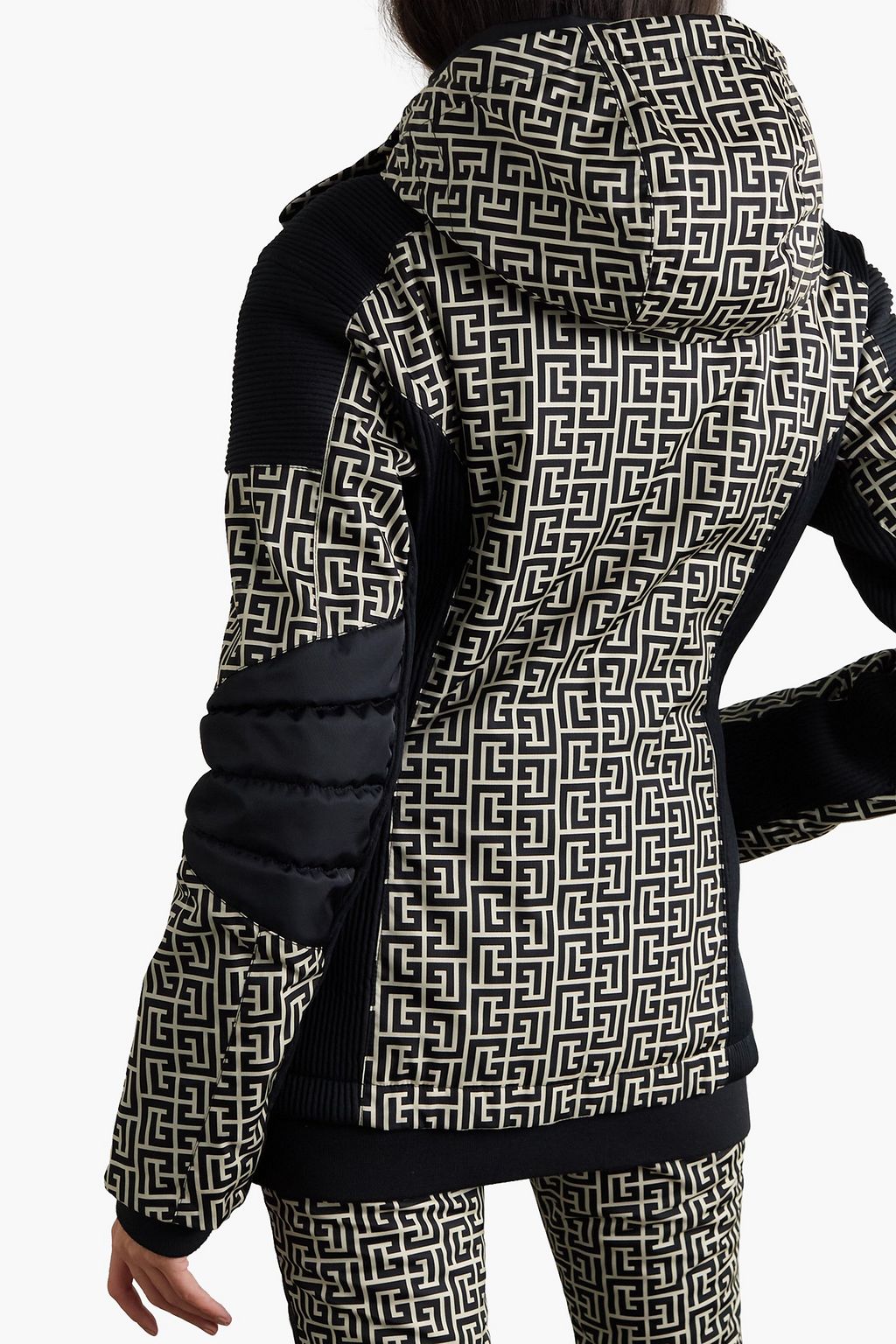 BALMAIN X ROSSIGNOL + Rossignol hooded printed ski jacket