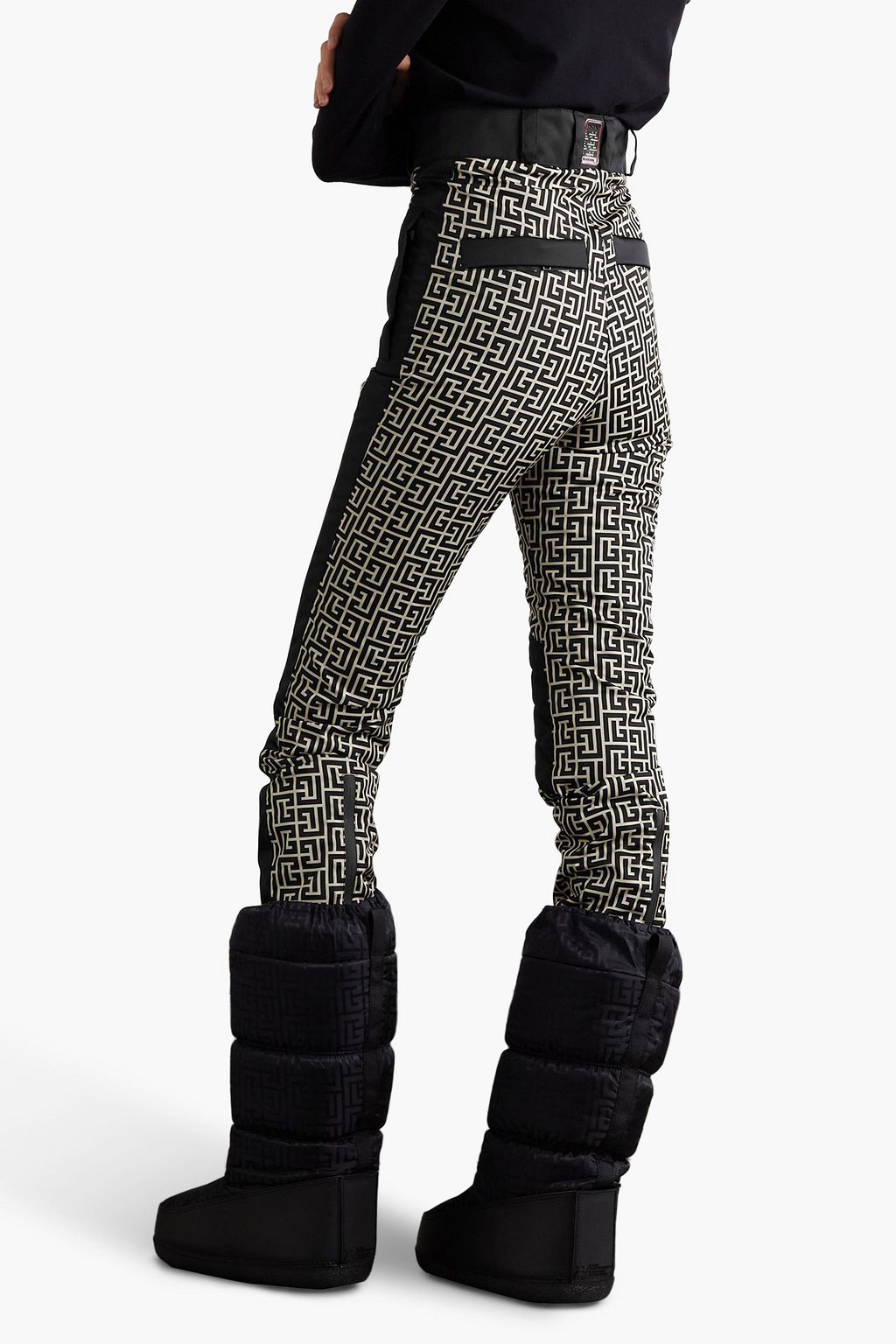 BALMAIN + Rossignol quilted printed ski pants