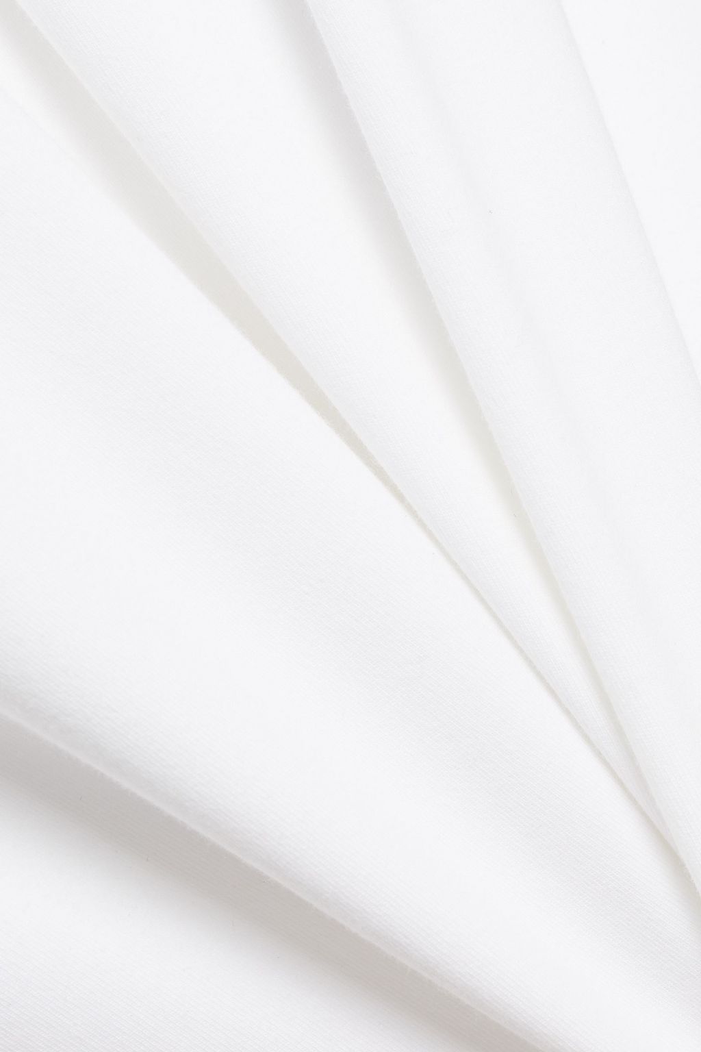 REMAIN BIRGER CHRISTENSEN Gathered cotton-blend jersey top