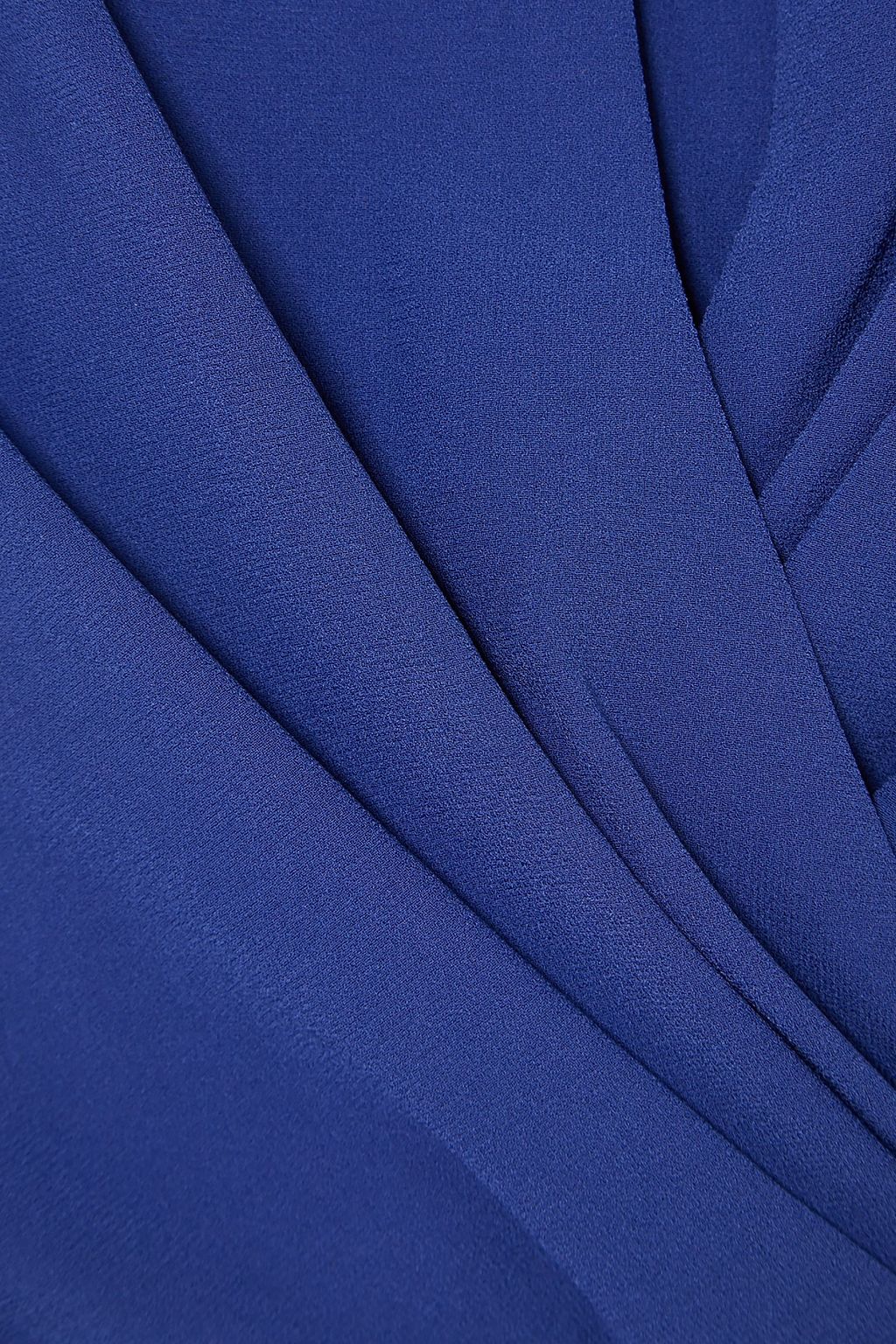 BURNETT NEW YORK Twist-front crepe gown