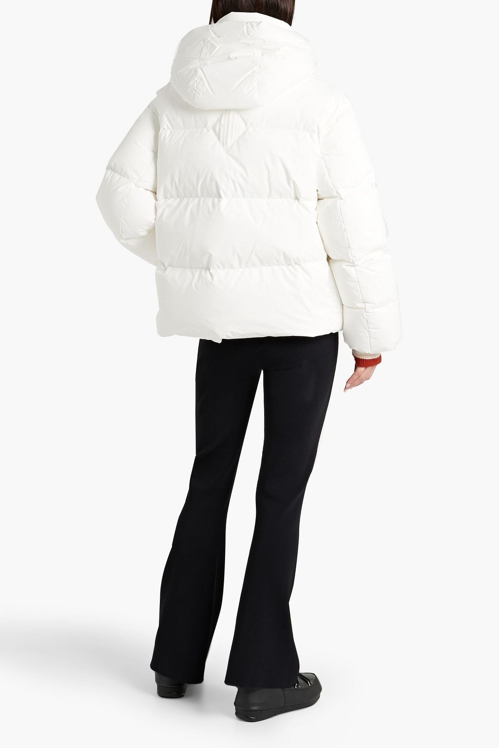CHLOÉ + Fusalp wool-trimmed embroidered quilted hooded down ski jacket