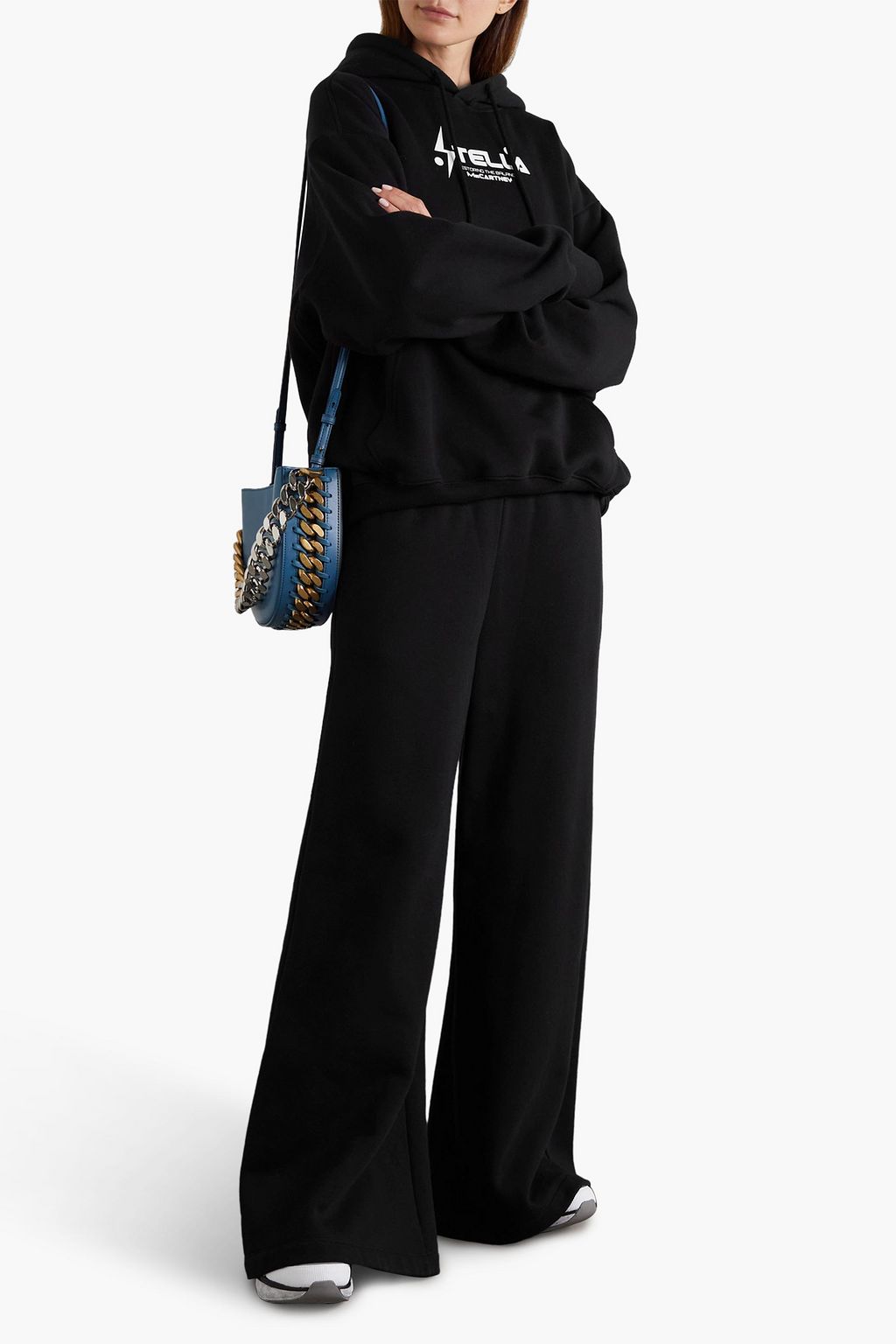 STELLA MCCARTNEY Cotton-fleece track pants | THE OUTNET