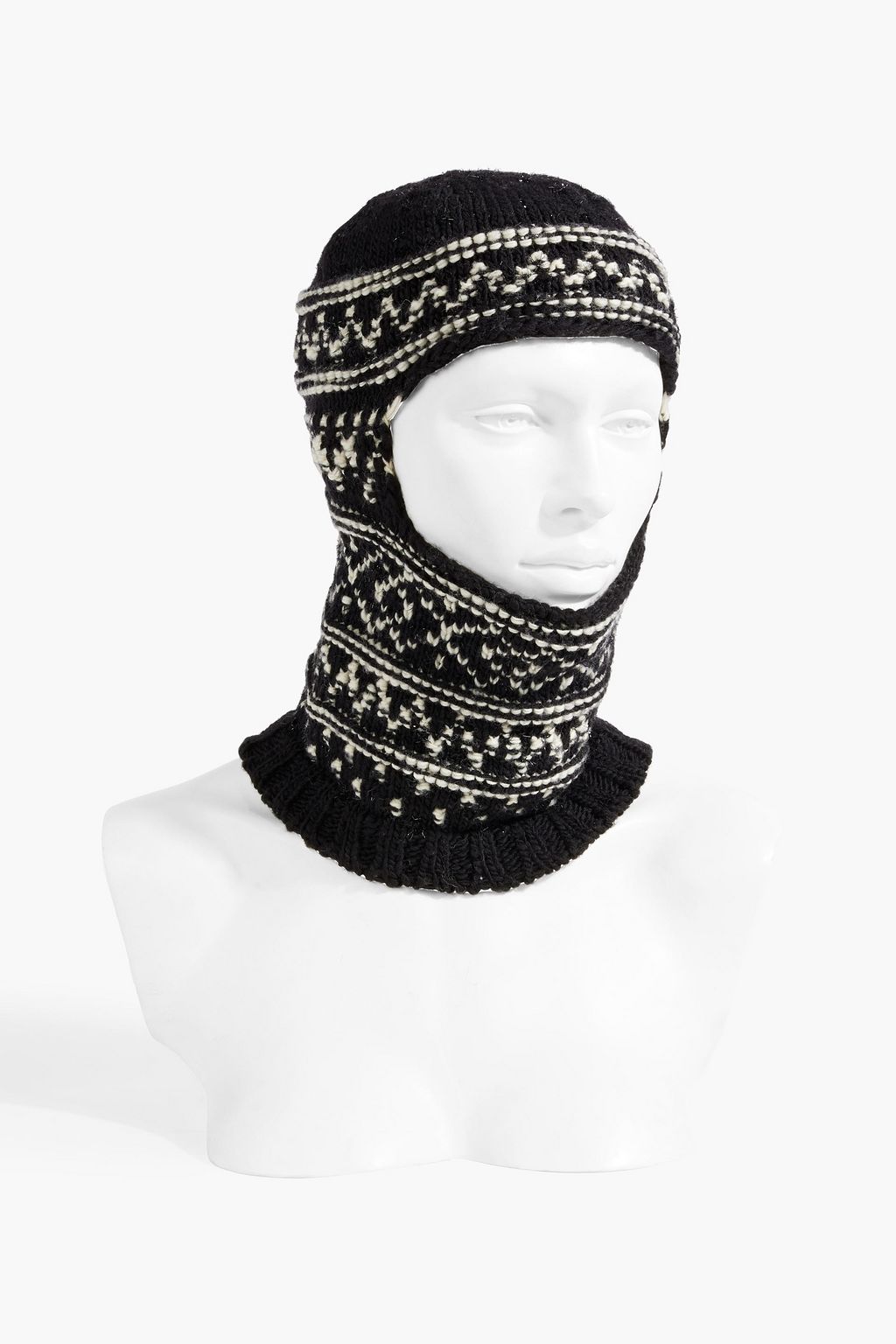 STELLA MCCARTNEY Bouclé-knit wool balaclava