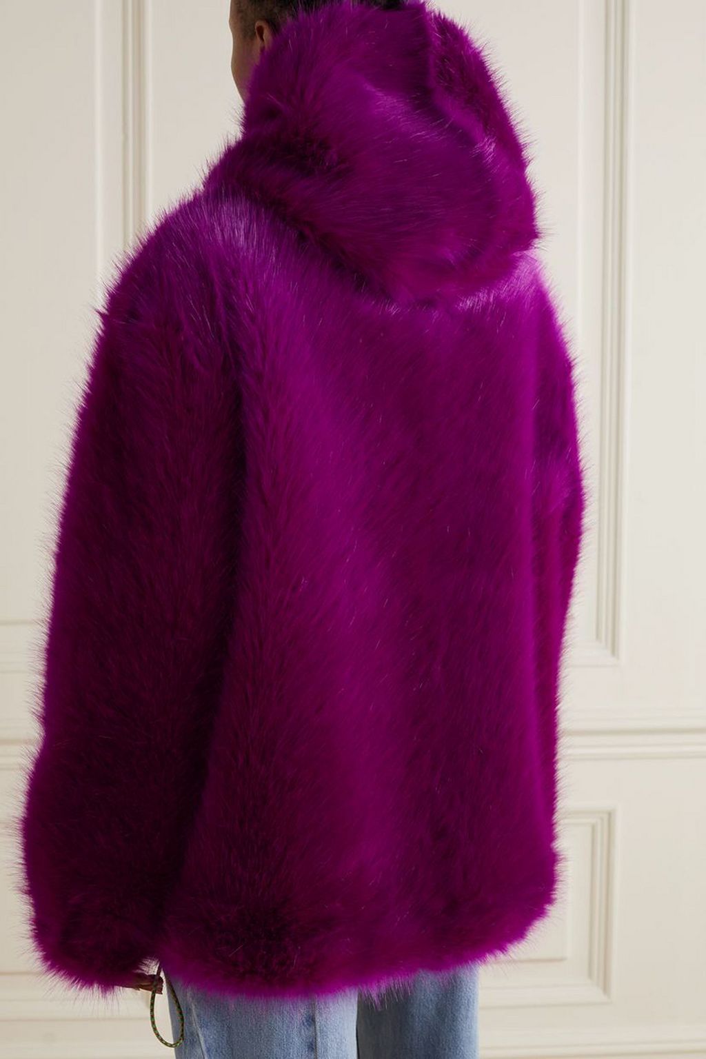 STELLA MCCARTNEY Adan hooded faux fur coat