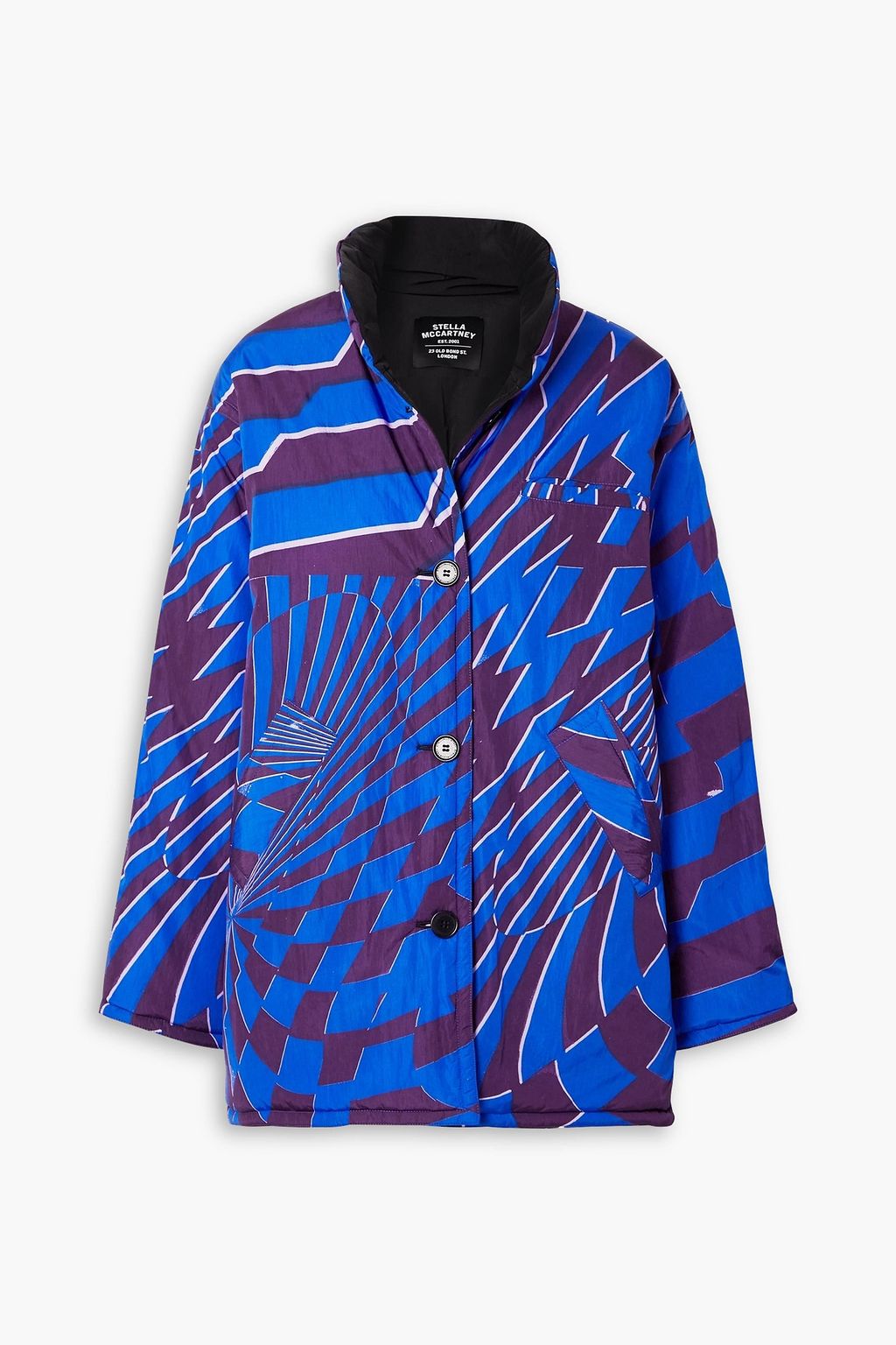 STELLA MCCARTNEY + Alex oversized reversible printed shell coat | THE ...