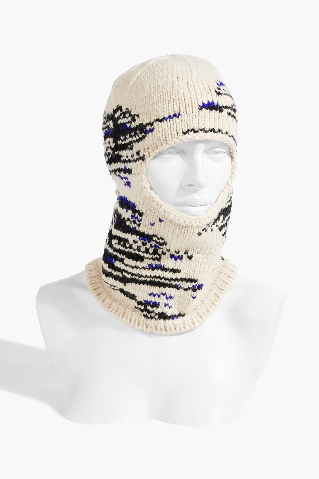 STELLA MCCARTNEY Intarsia wool balaclava