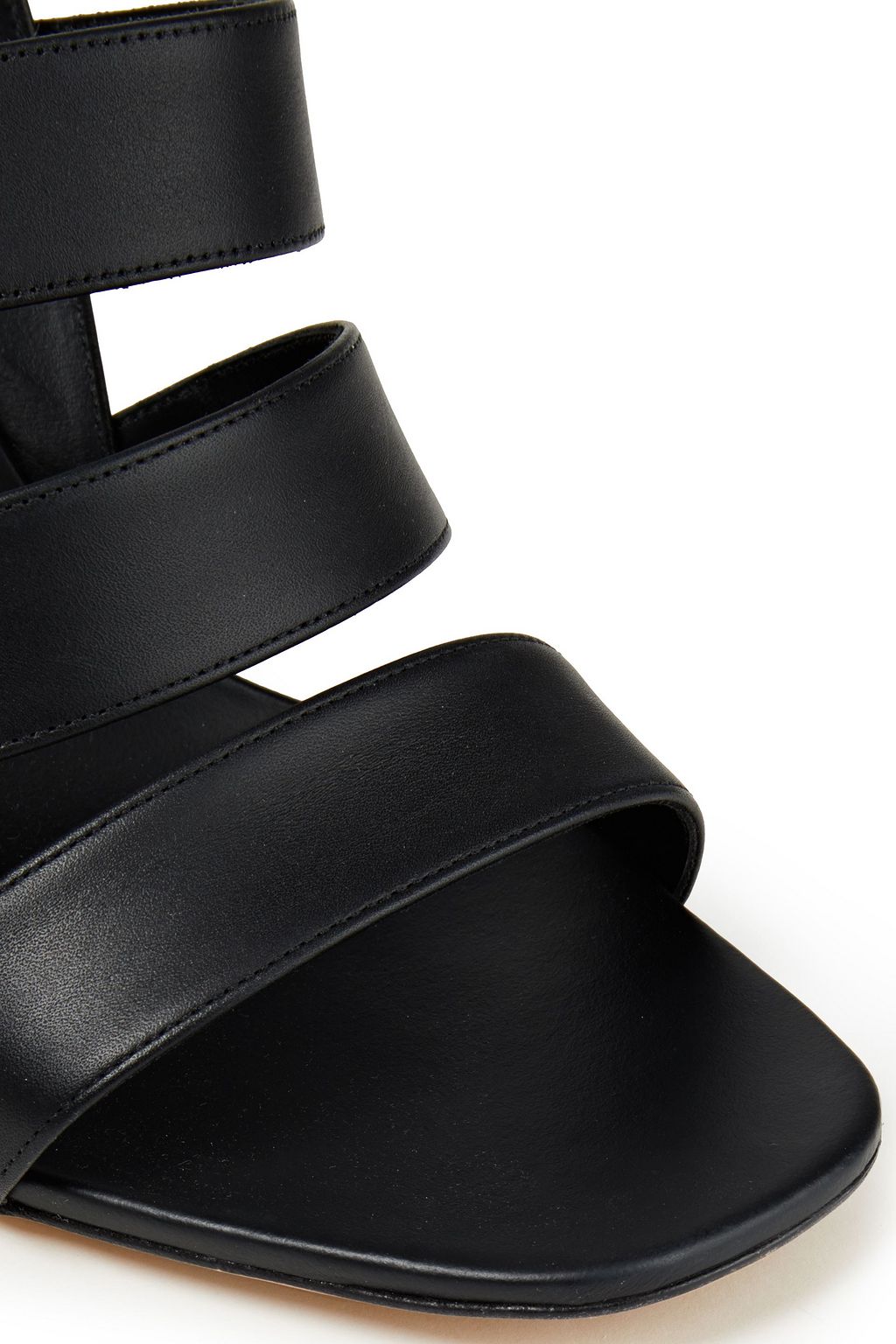 FERRAGAMO Trezze 85 leather slingback sandals