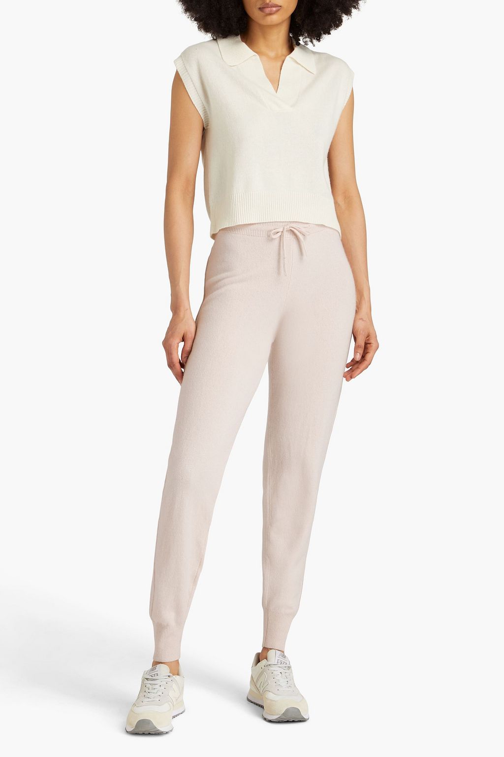LE ORE Palermo cashmere-blend track pants