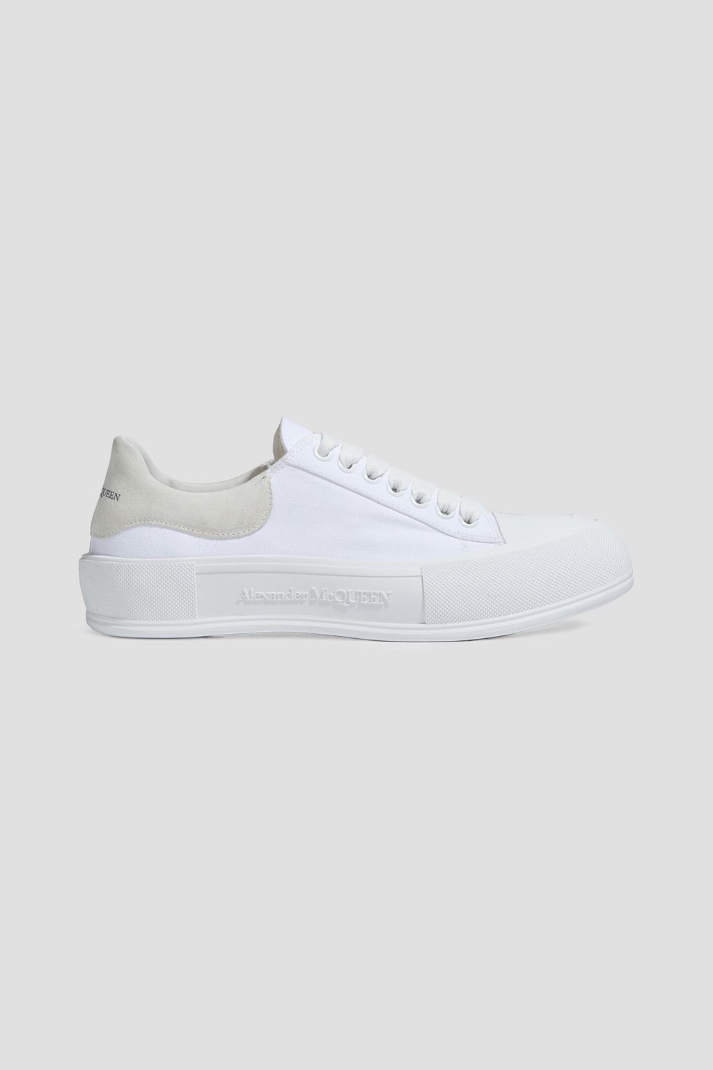 Alexander McQueen | Men Canvas Low Top Sneakers White 42