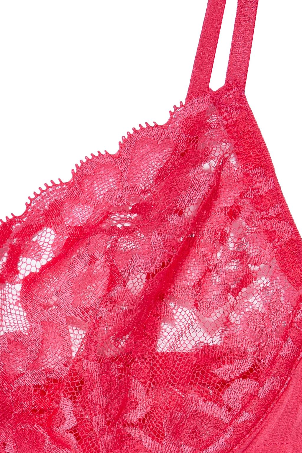 LA PERLA Amelia stretch-silk Leavers lace underwired bra