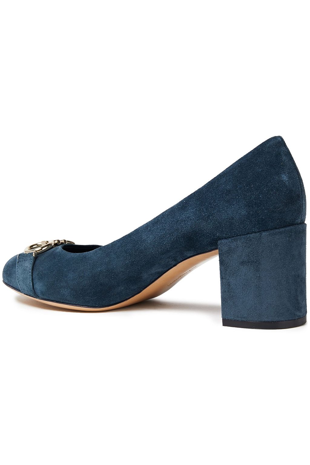 FERRAGAMO Garda suede pumps