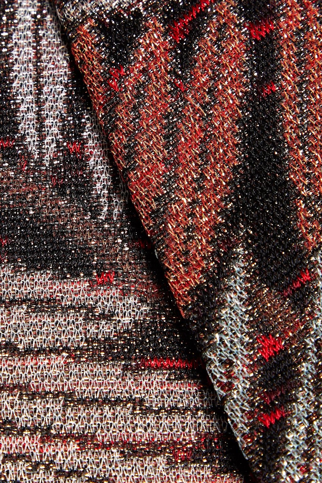 MISSONI Metallic jacquard-knit blazer