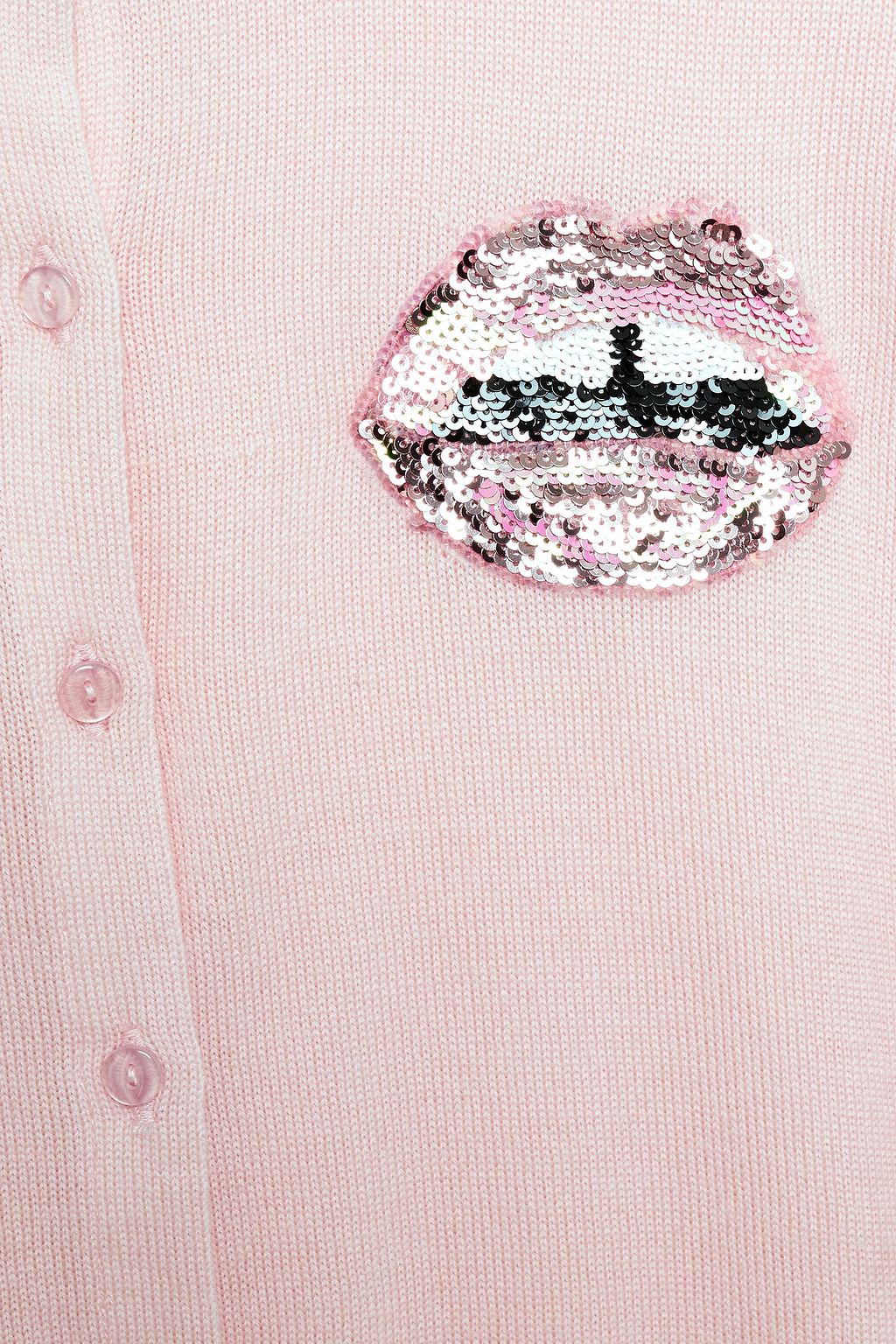 MARKUS LUPFER April sequin-embellished merino wool cardigan