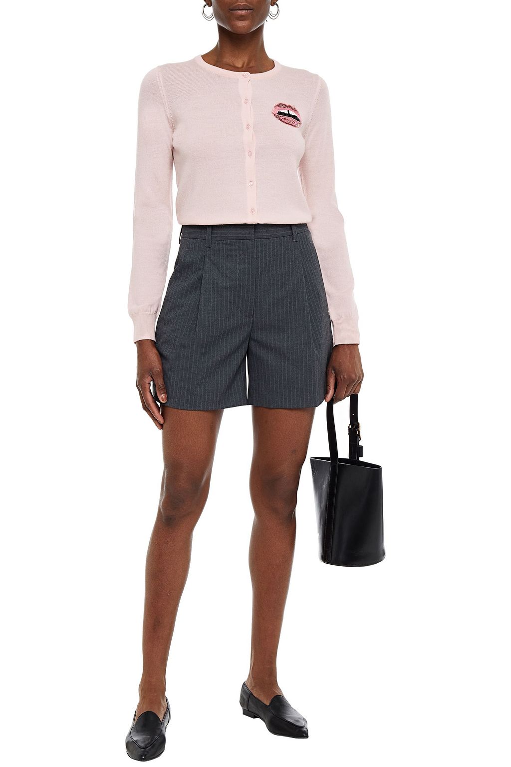 MARKUS LUPFER April sequin-embellished merino wool cardigan