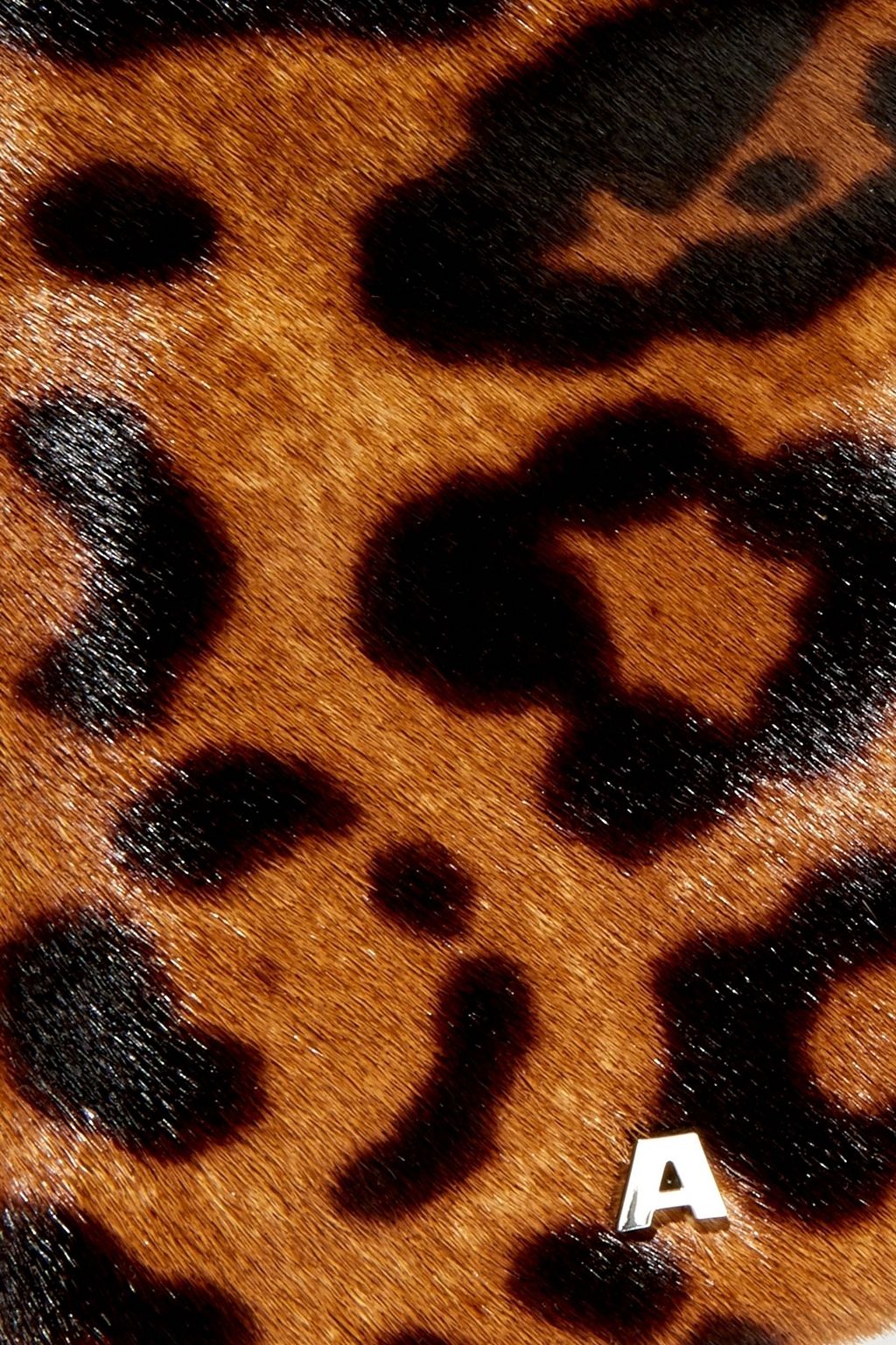 ALEXANDER WANG Leopard-print calf hair phone bag