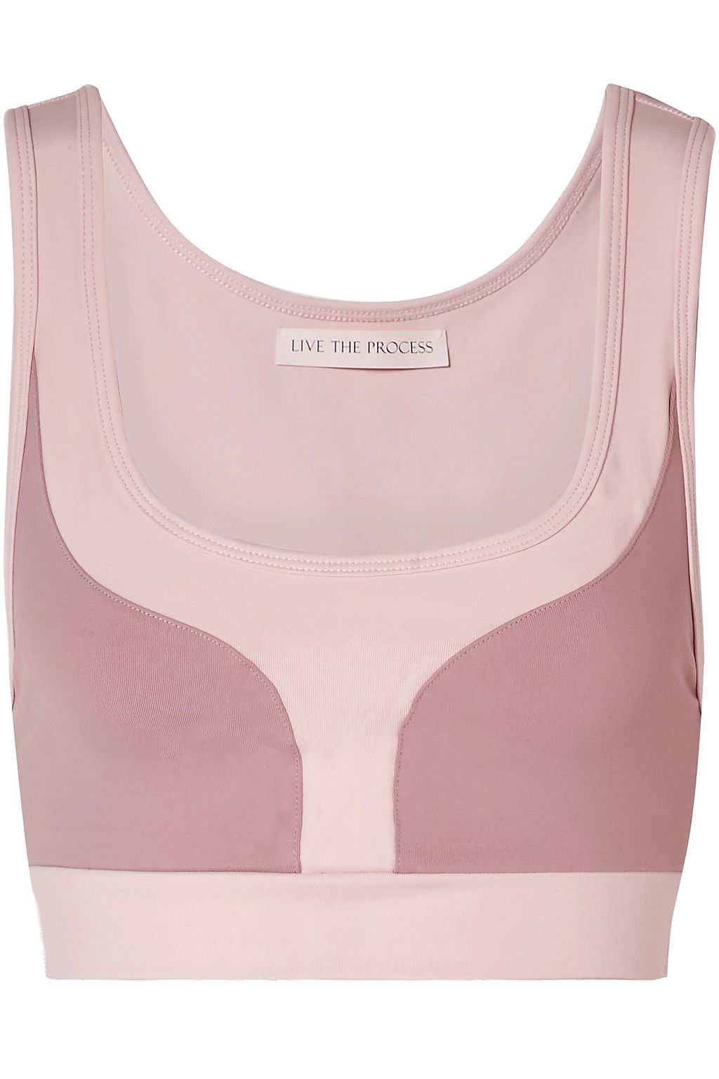 baby pink sports bra
