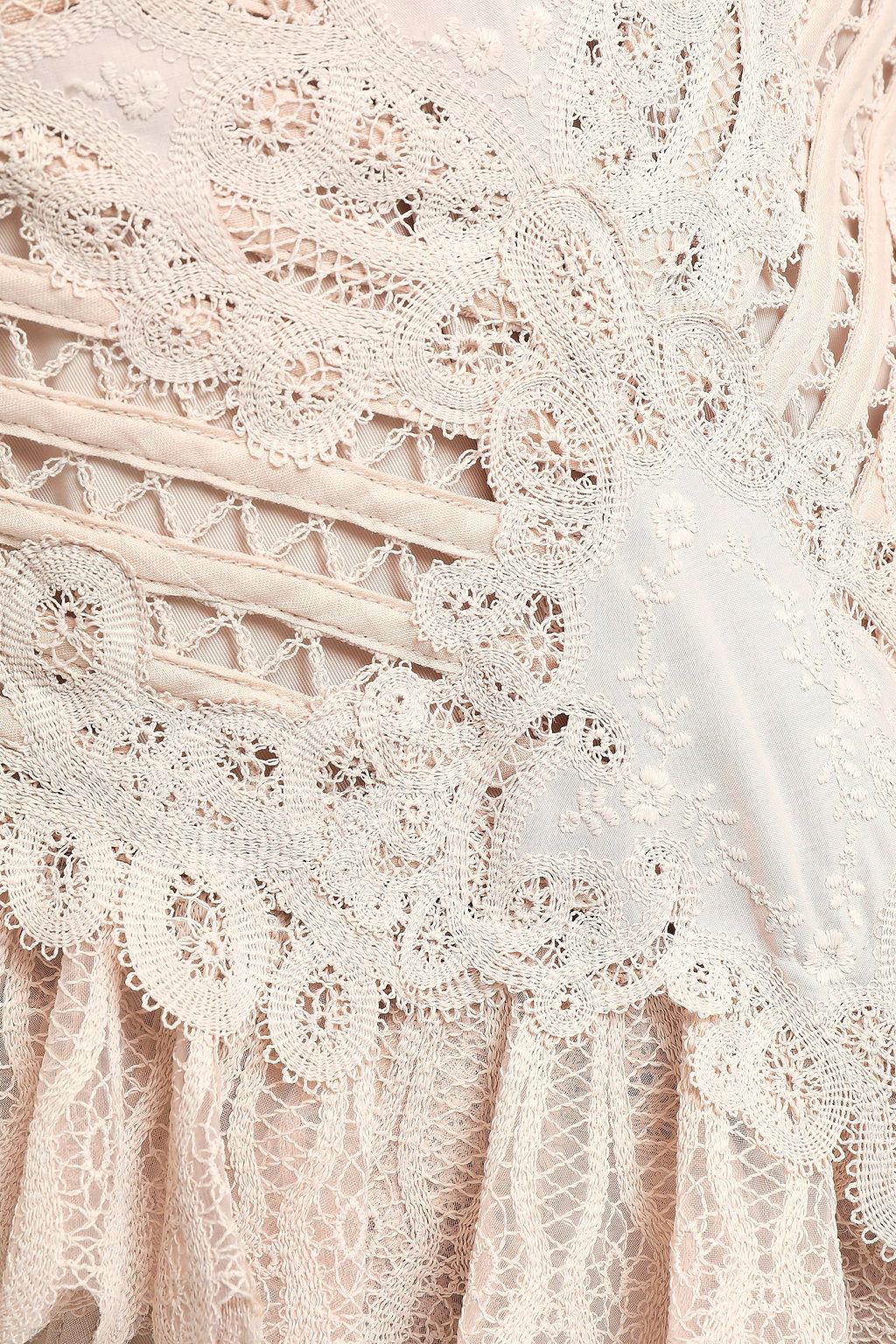 zimmermann tiered flared mini