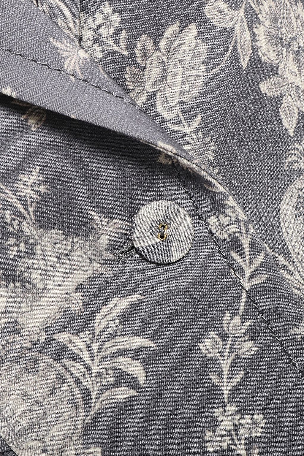 ZIMMERMANN Fleeting floral-print wool-blend twill blazer