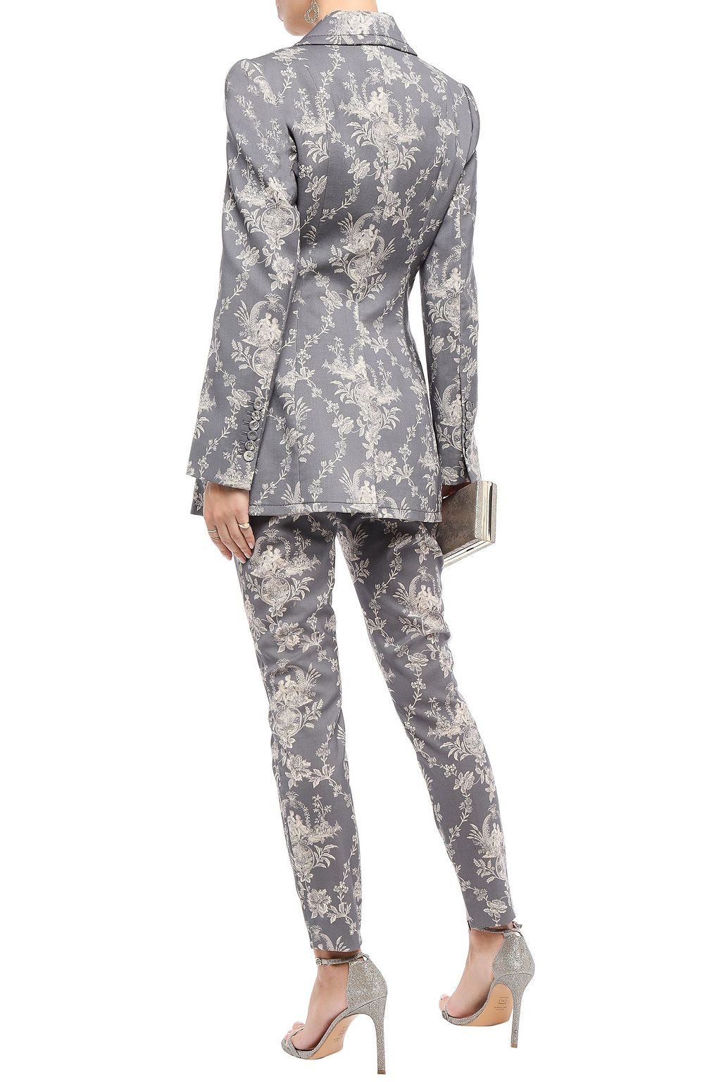 ZIMMERMANN Fleeting floral-print wool-blend twill blazer