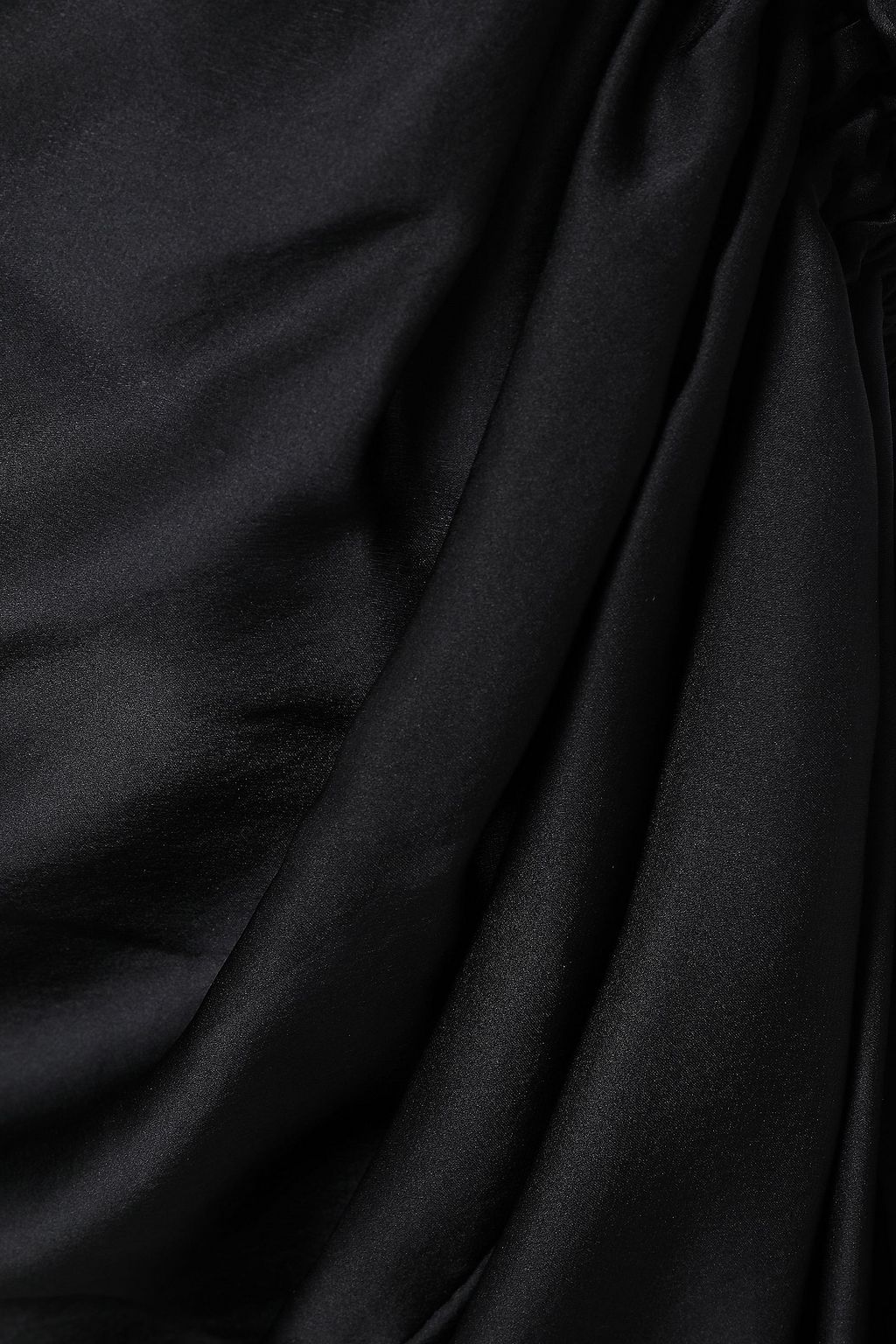 ZIMMERMANN Tie-detailed ruched silk-satin dress