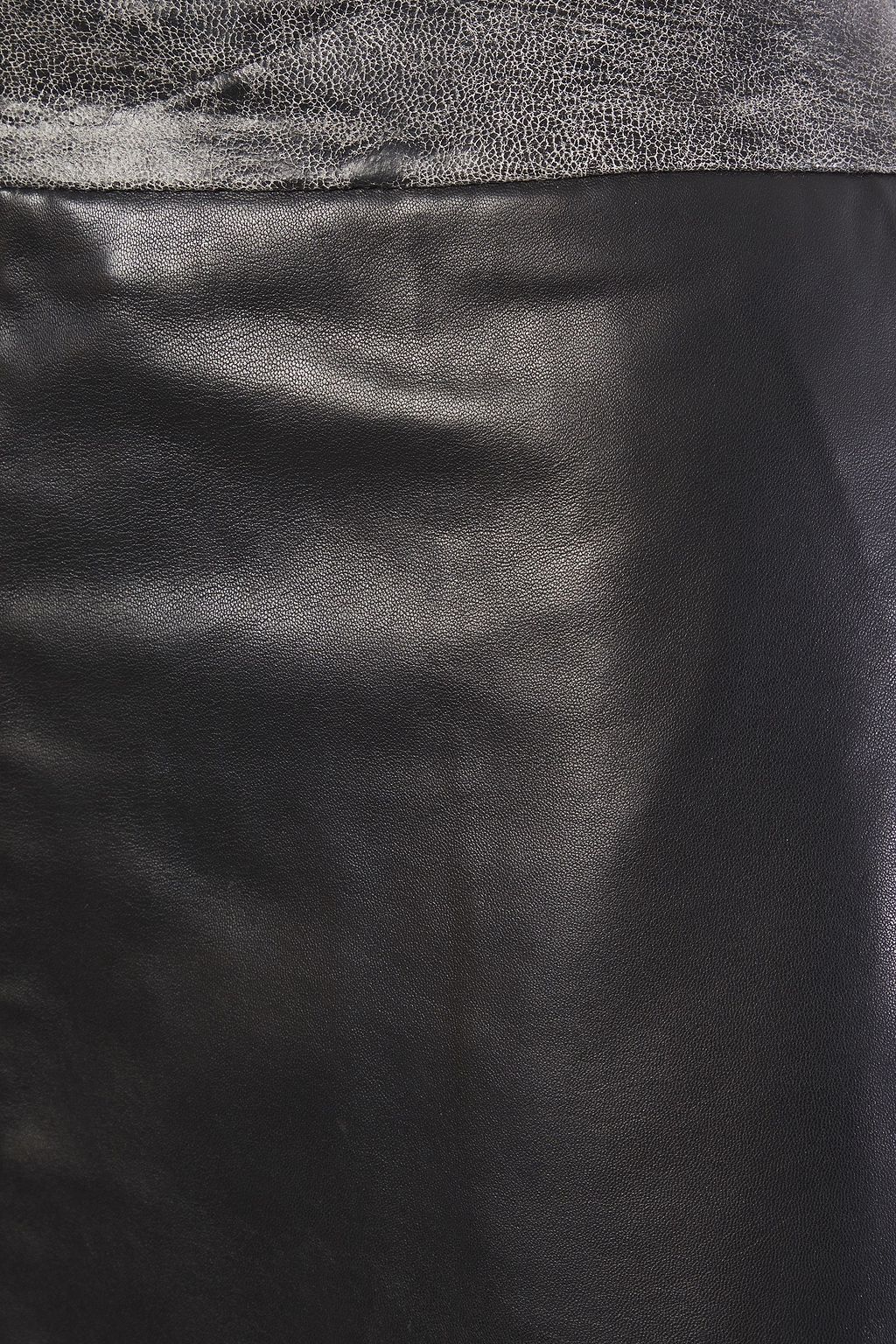 MUUBAA Impala leather mini skirt