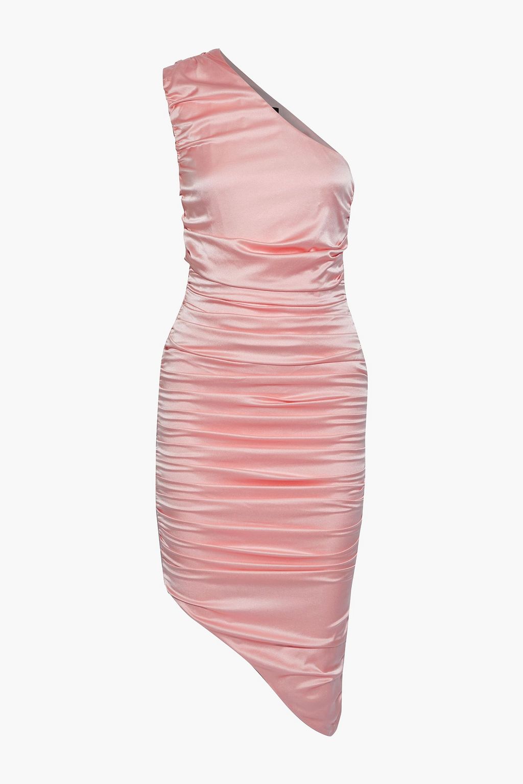 baby pink satin dress