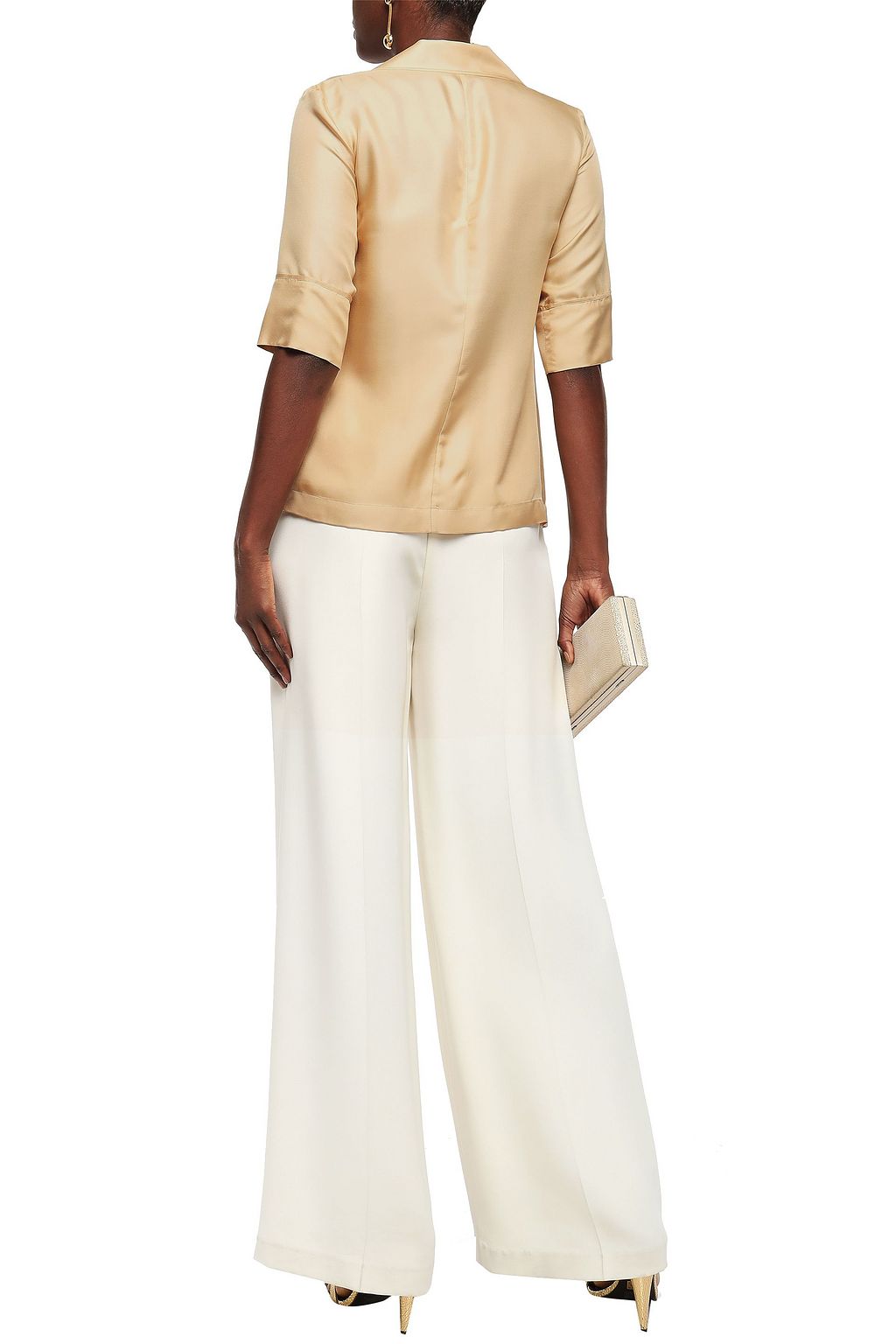 DEITAS Jing silk-twill shirt