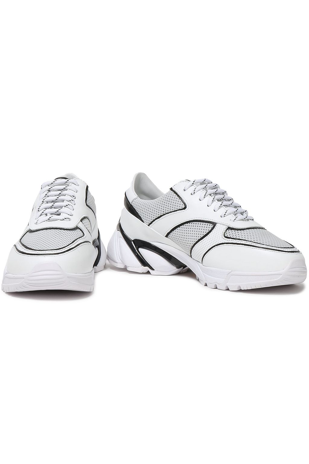 AXEL ARIGATO Leather and mesh sneakers