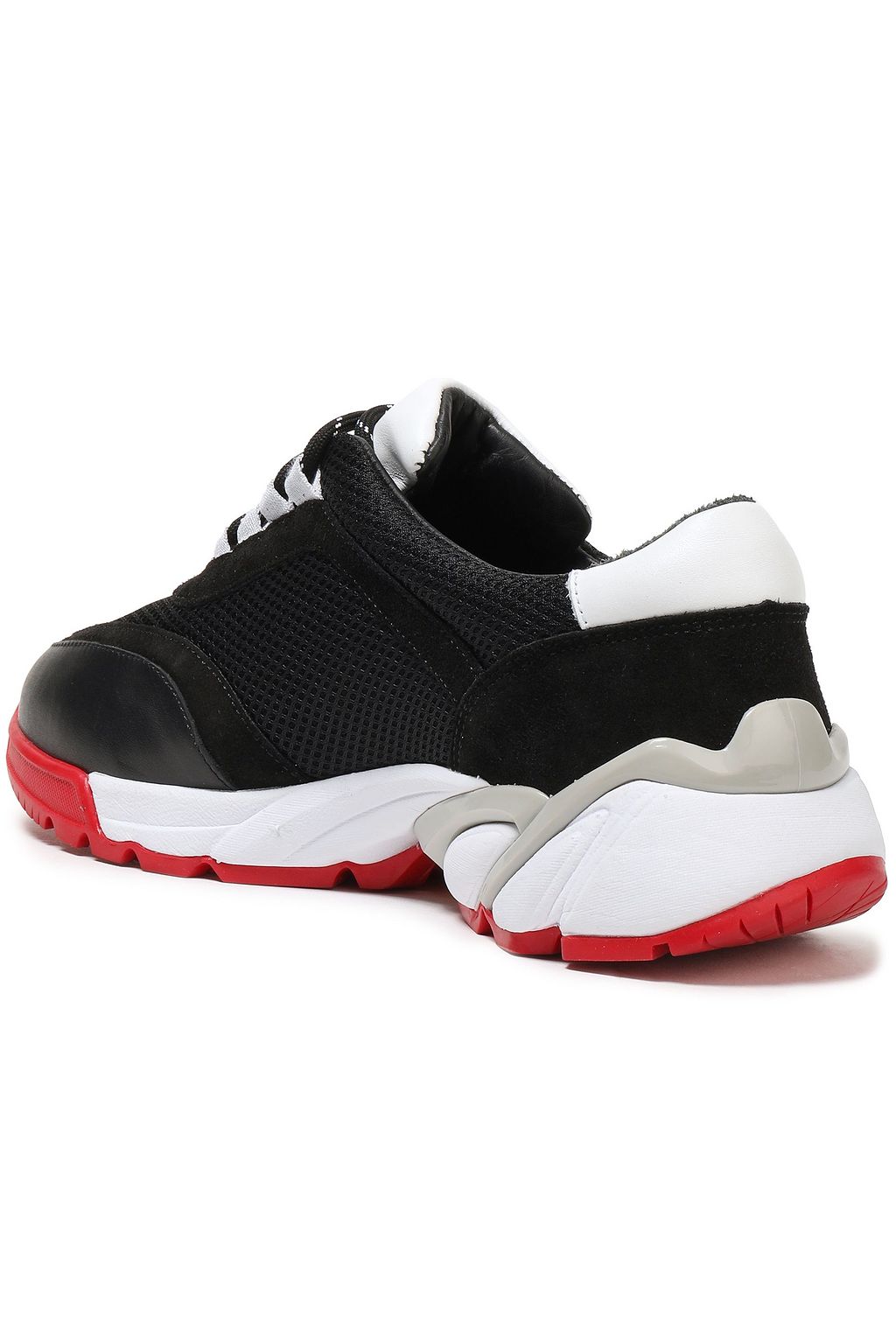 AXEL ARIGATO Color-block leather, suede and mesh sneakers