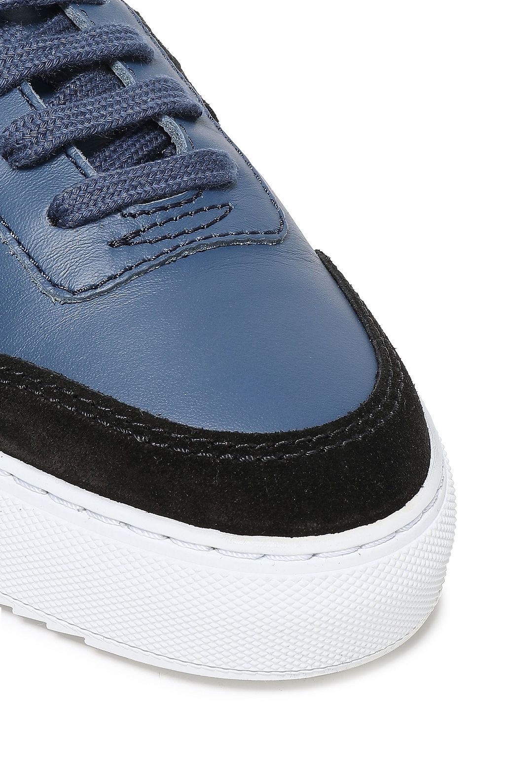 AXEL ARIGATO Color-block leather and suede sneakers