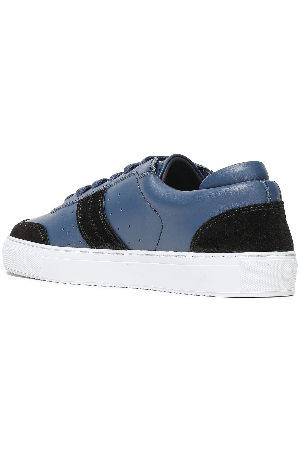 AXEL ARIGATO Color-block leather and suede sneakers