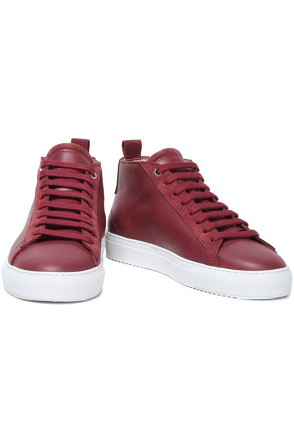AXEL ARIGATO Suede-trimmed leather sneakers
