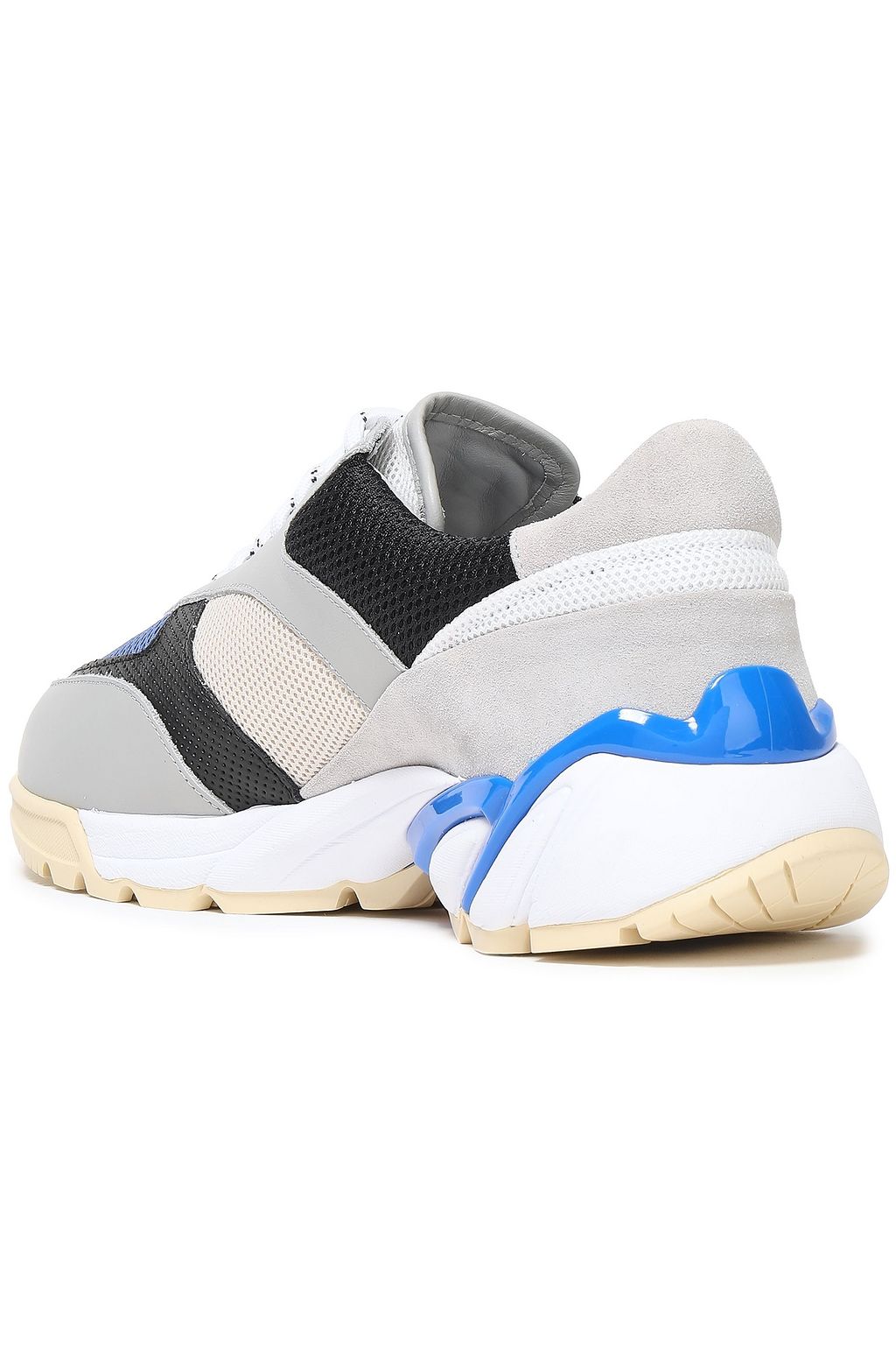 AXEL ARIGATO Color-block leather, suede and mesh sneakers