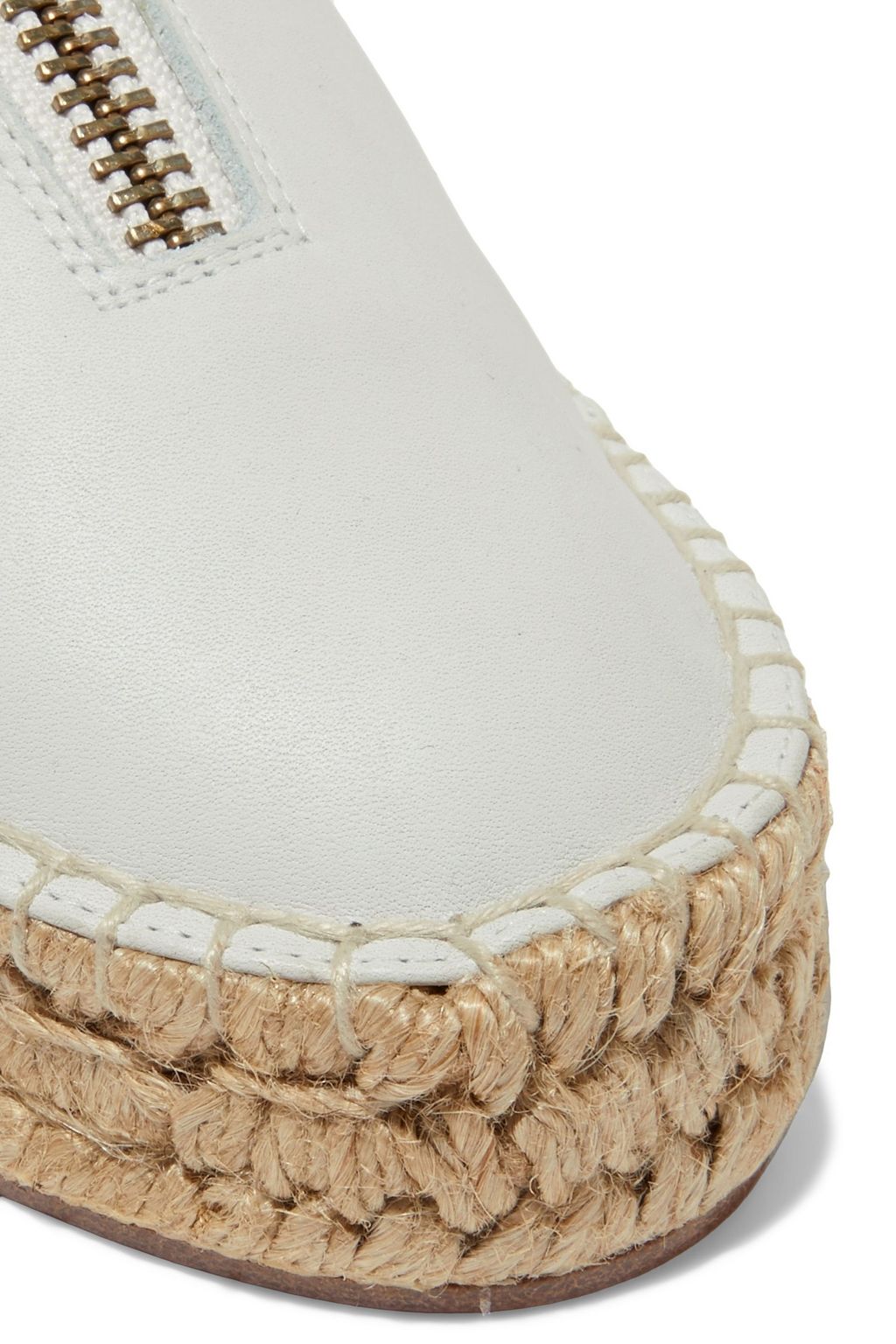 ALEXANDER WANG Devon leather espadrilles