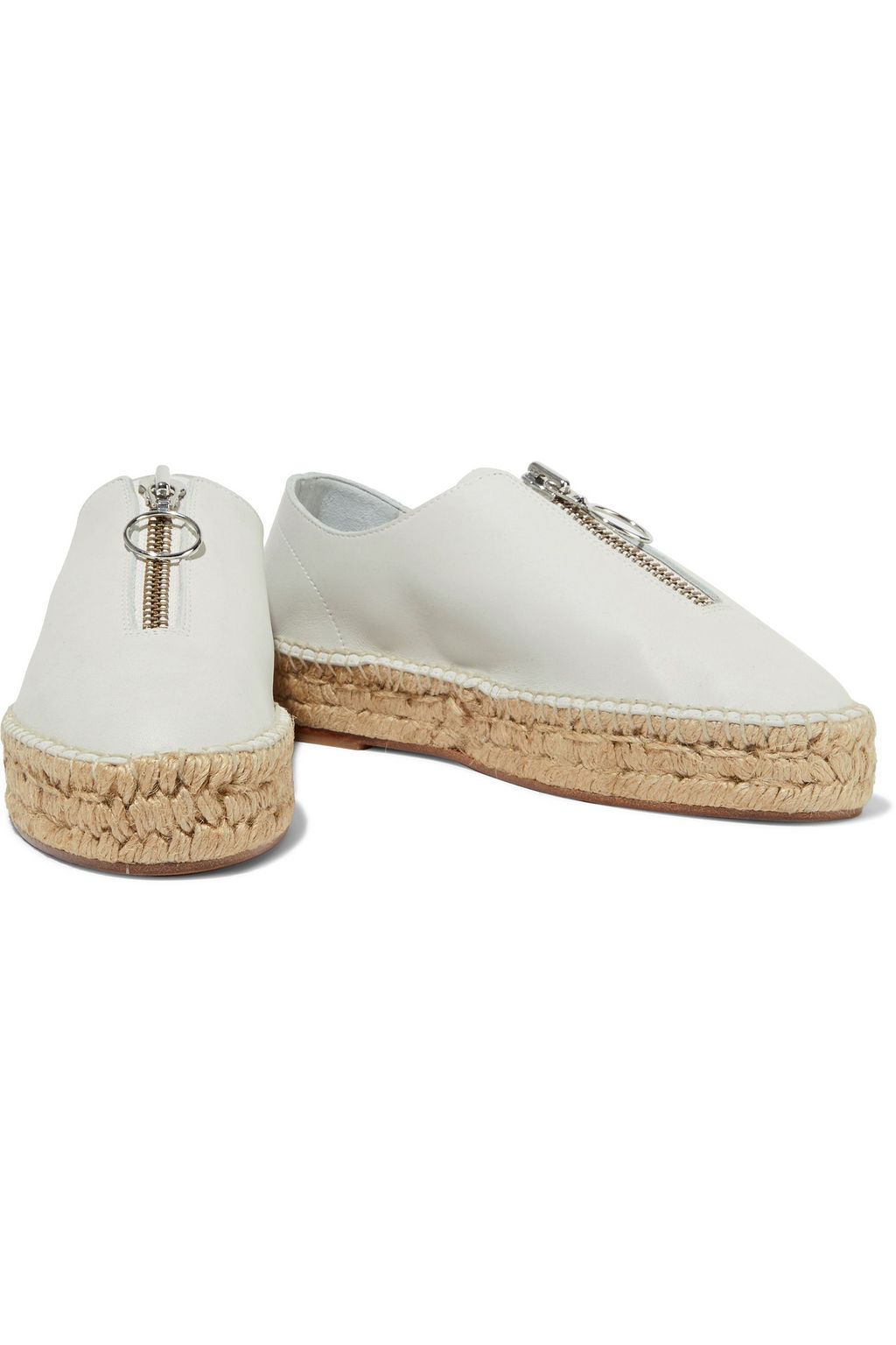 ALEXANDER WANG Devon leather espadrilles