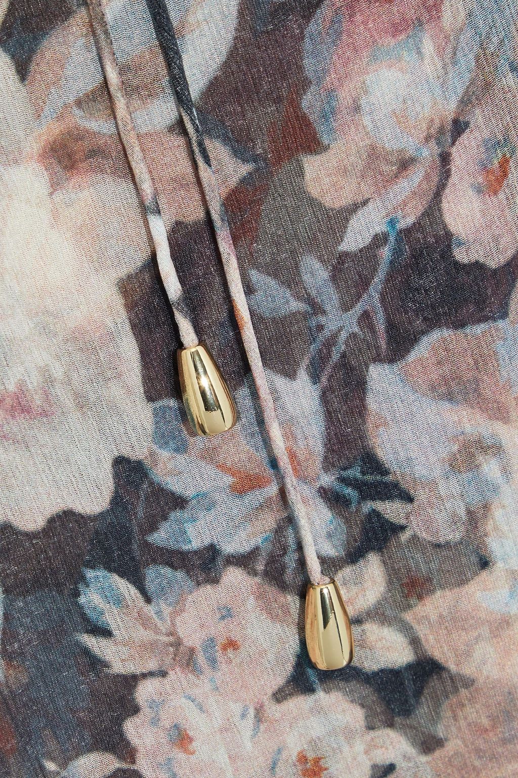 ZIMMERMANN Tempest floral-print georgette midi dress