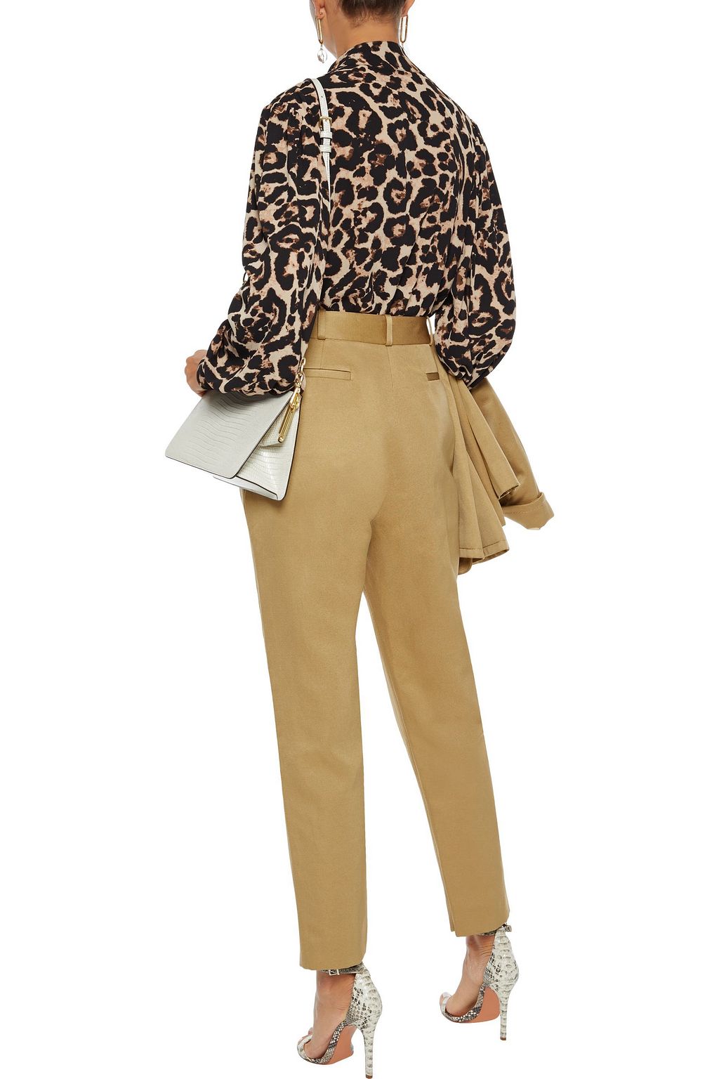 ZIMMERMANN Cotton-blend twill tapered pants