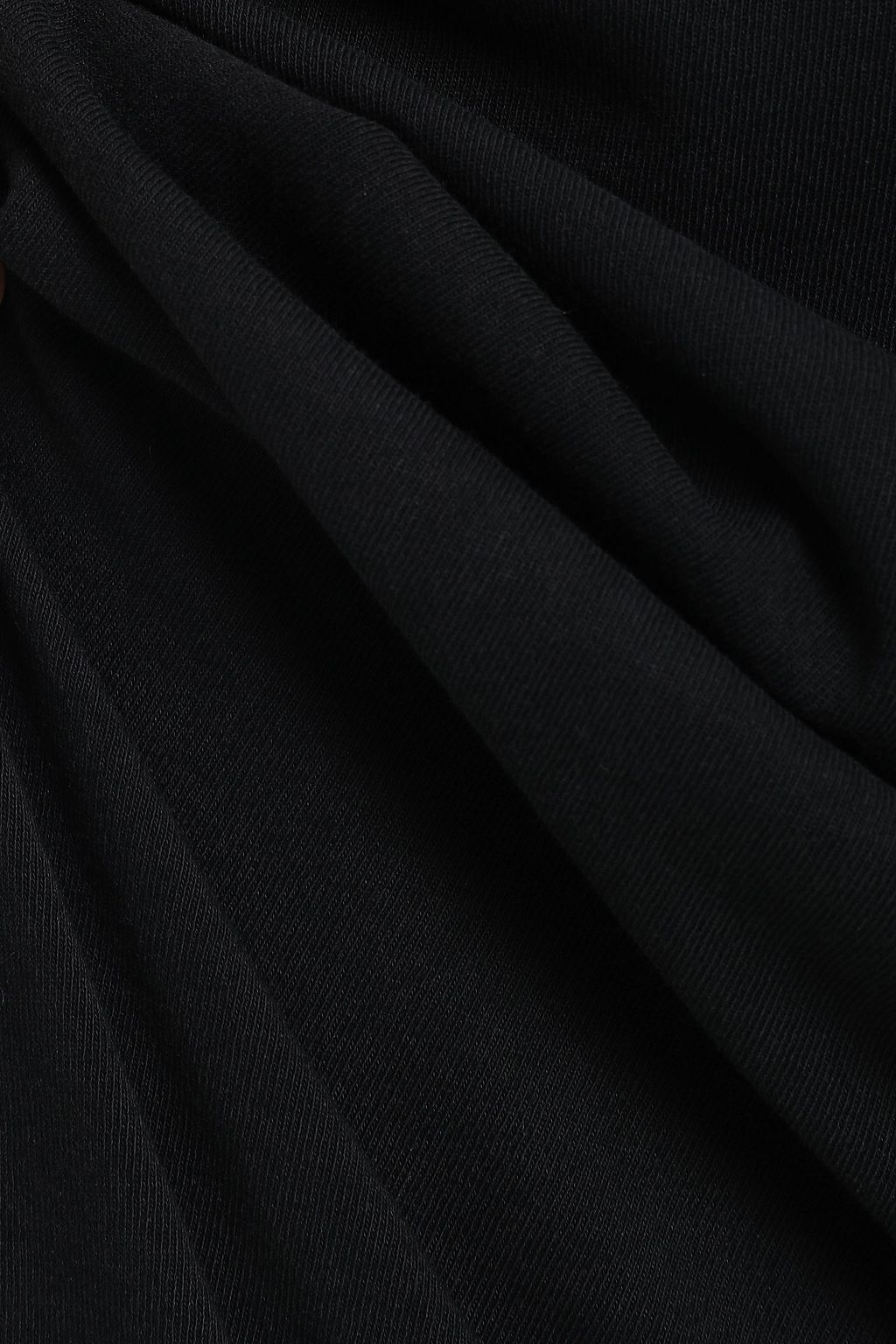 ALEXANDERWANG.T Tie-detailed cotton-jersey midi dress