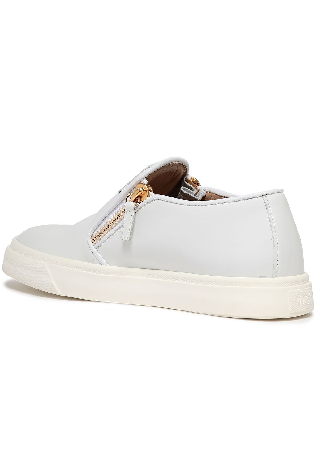 GIUSEPPE ZANOTTI Brody zip-detailed leather sneakers