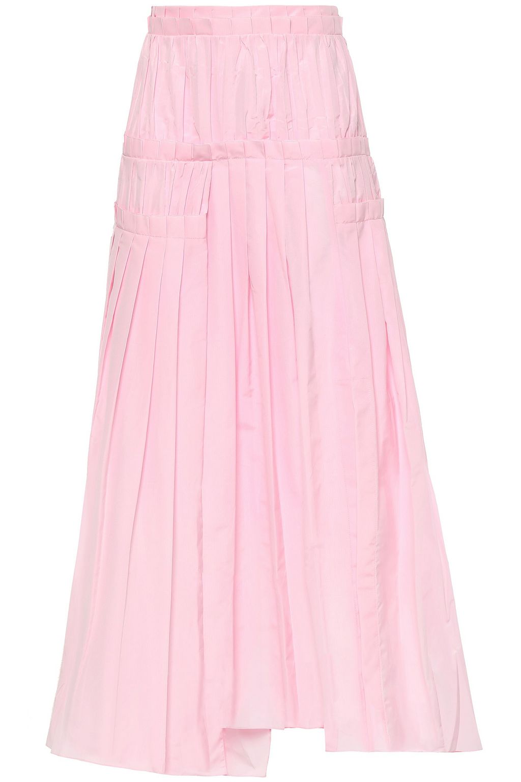 baby pink midi skirt