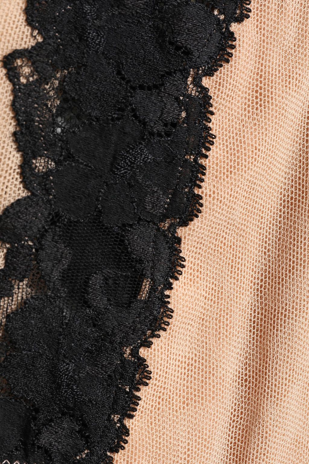 DOLCE&GABBANA Lace-trimmed stretch-tulle high-rise briefs
