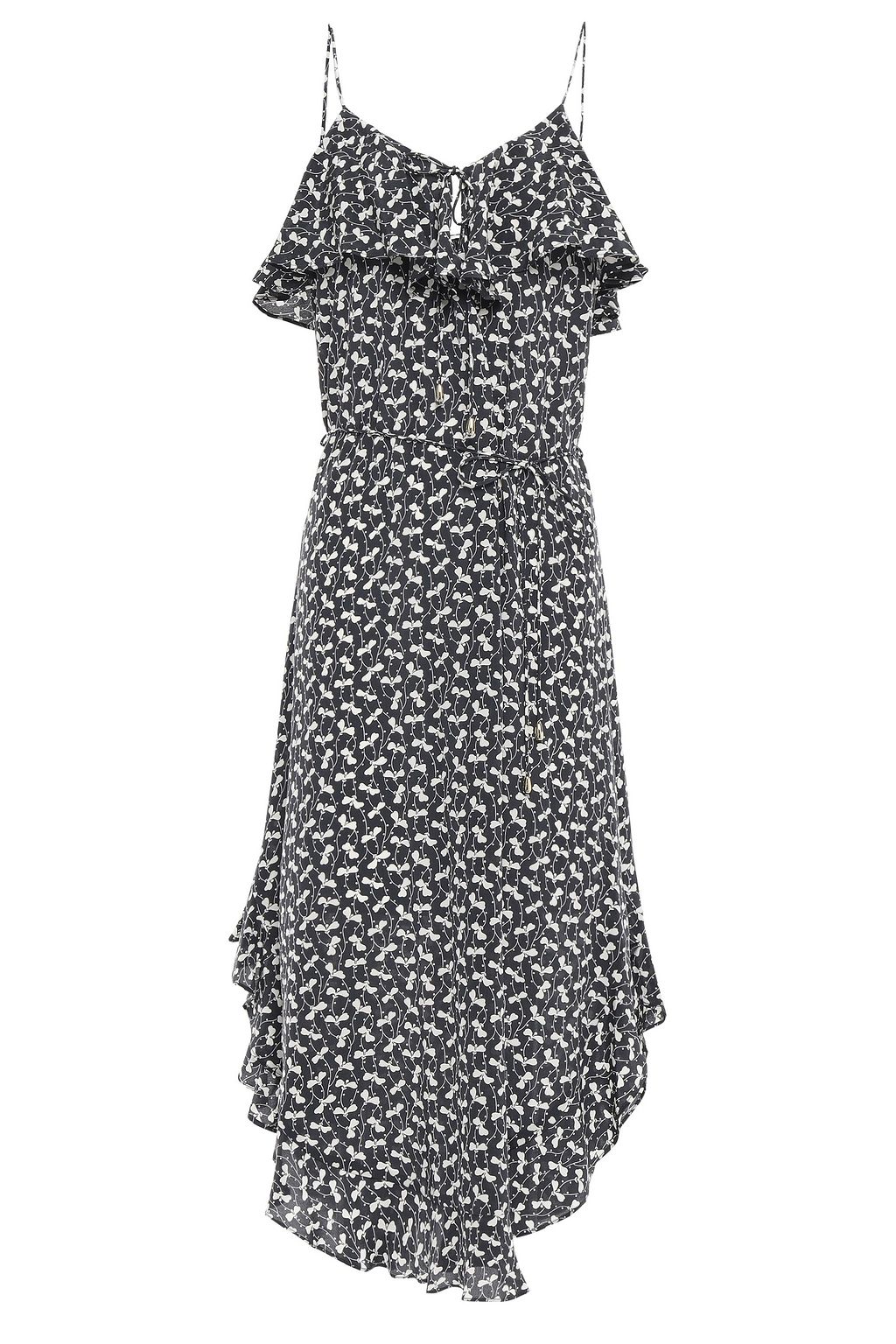 ZIMMERMANN Printed silk crepe de chine midi dress | THE OUTNET