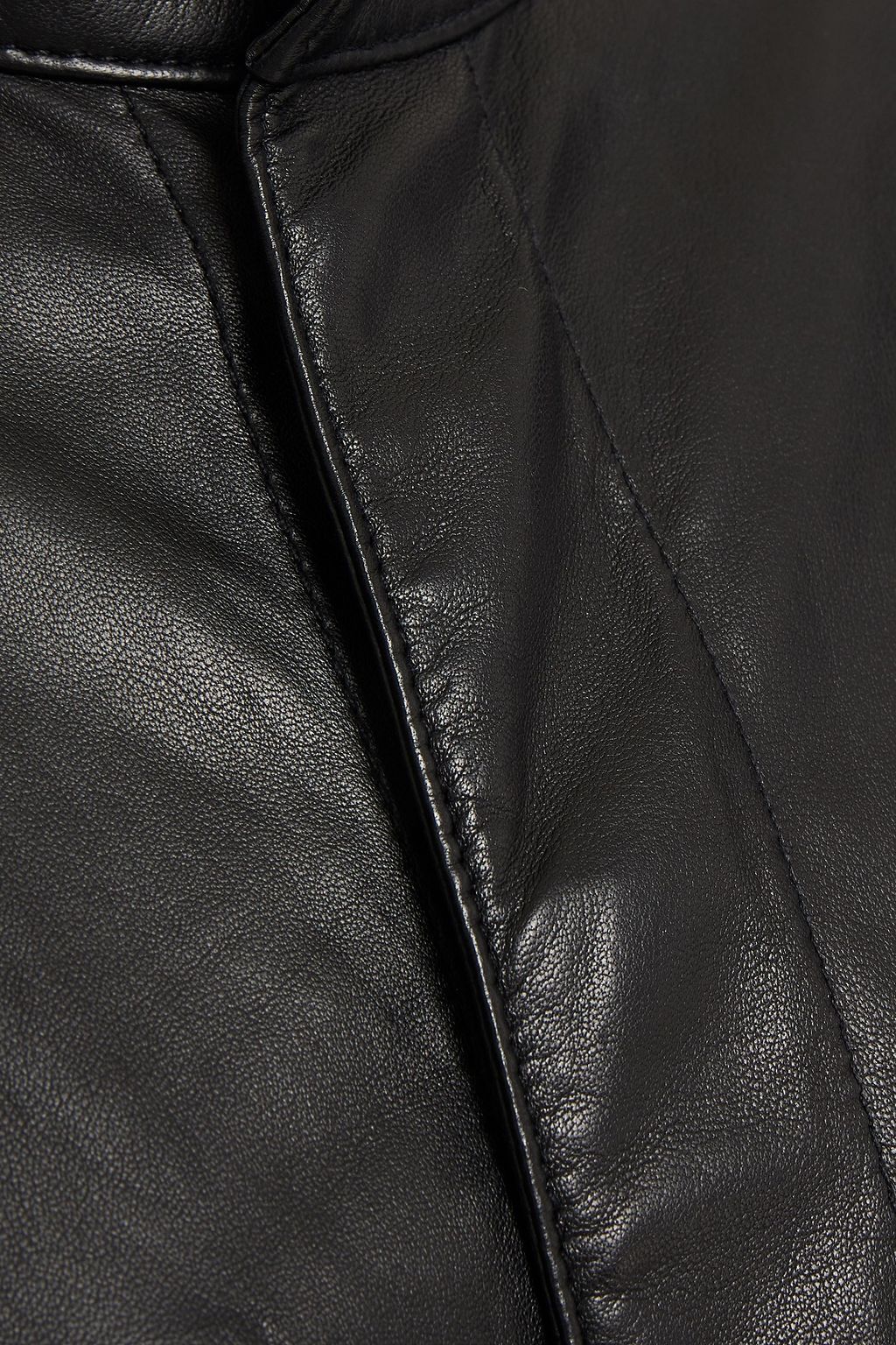 FRAME Leather mini dress
