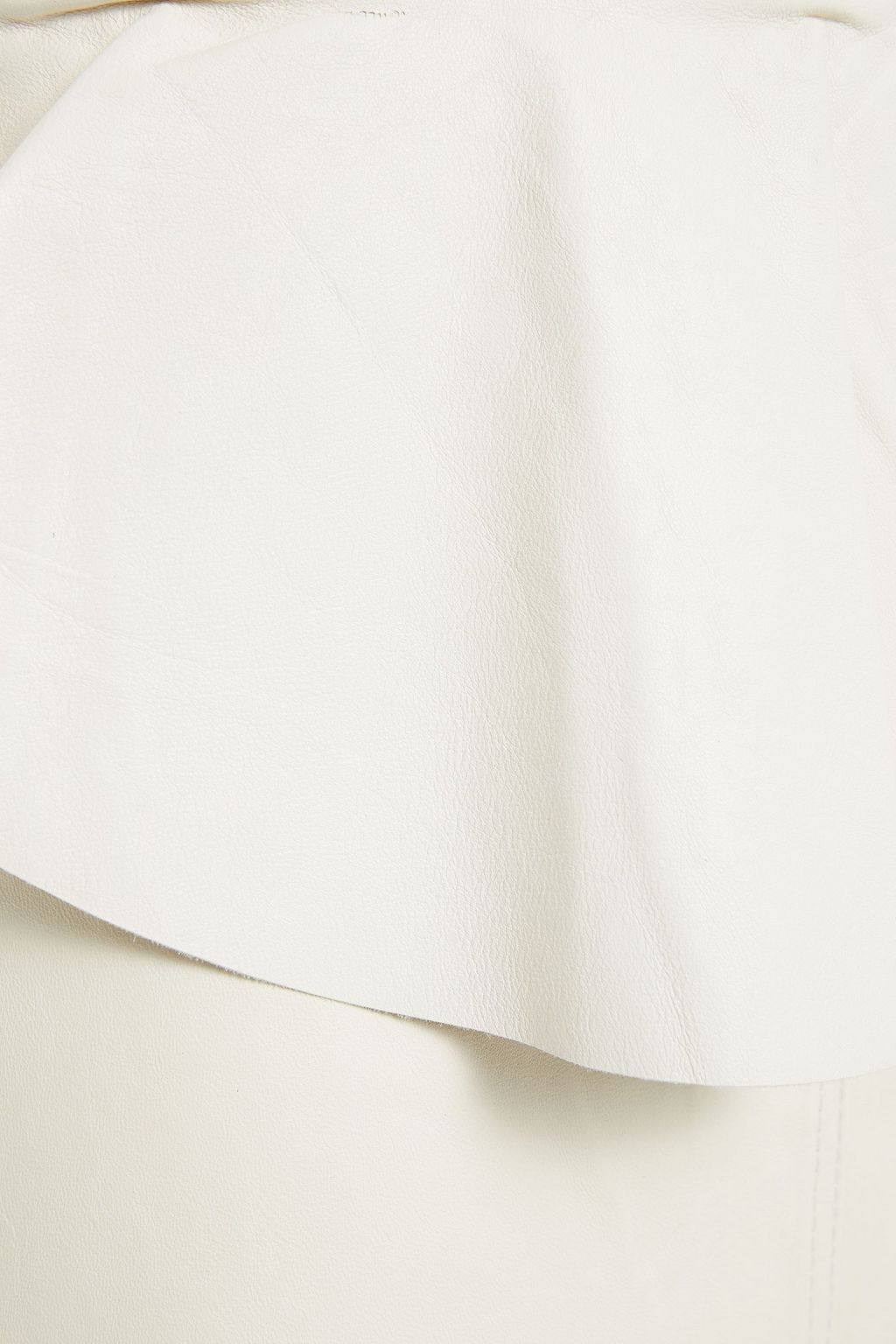 JOHANNA ORTIZ Bewildering leather peplum skirt