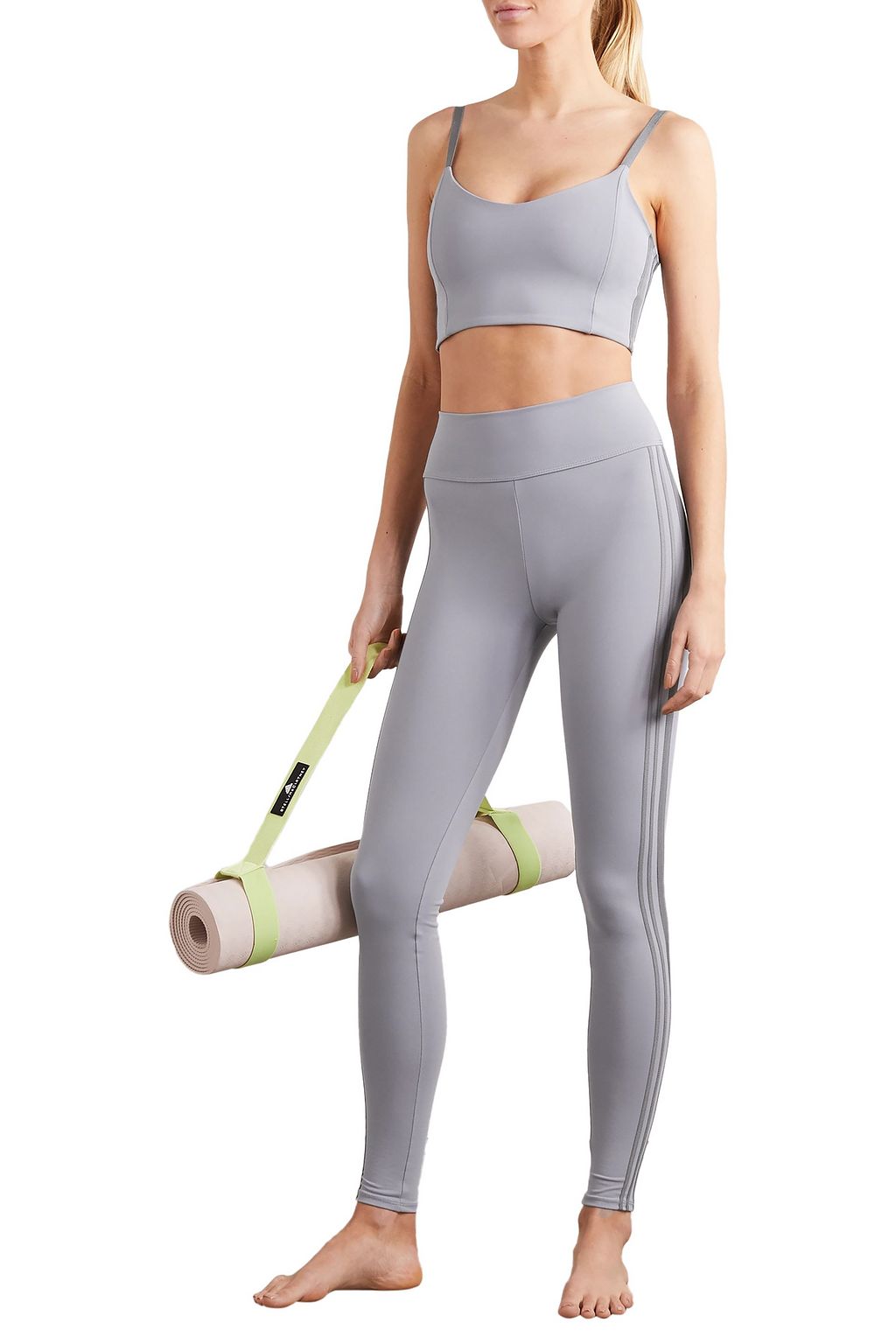 LIVE THE PROCESS Grosgrain-trimmed stretch-Supplex leggings