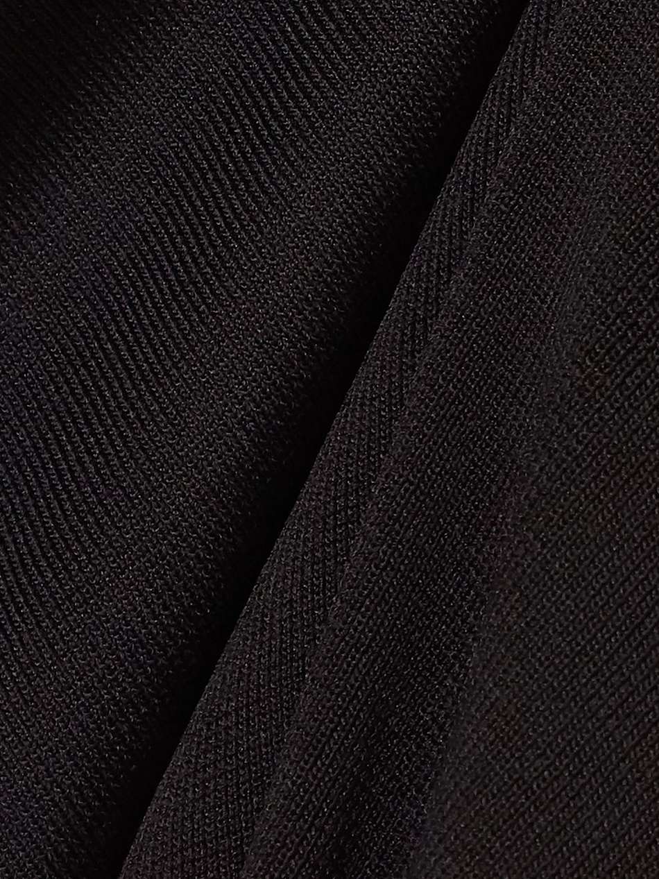open-back stretch-knit maxi dress