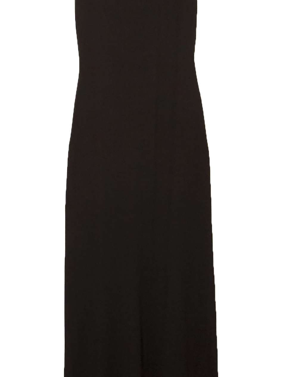 open-back stretch-knit maxi dress